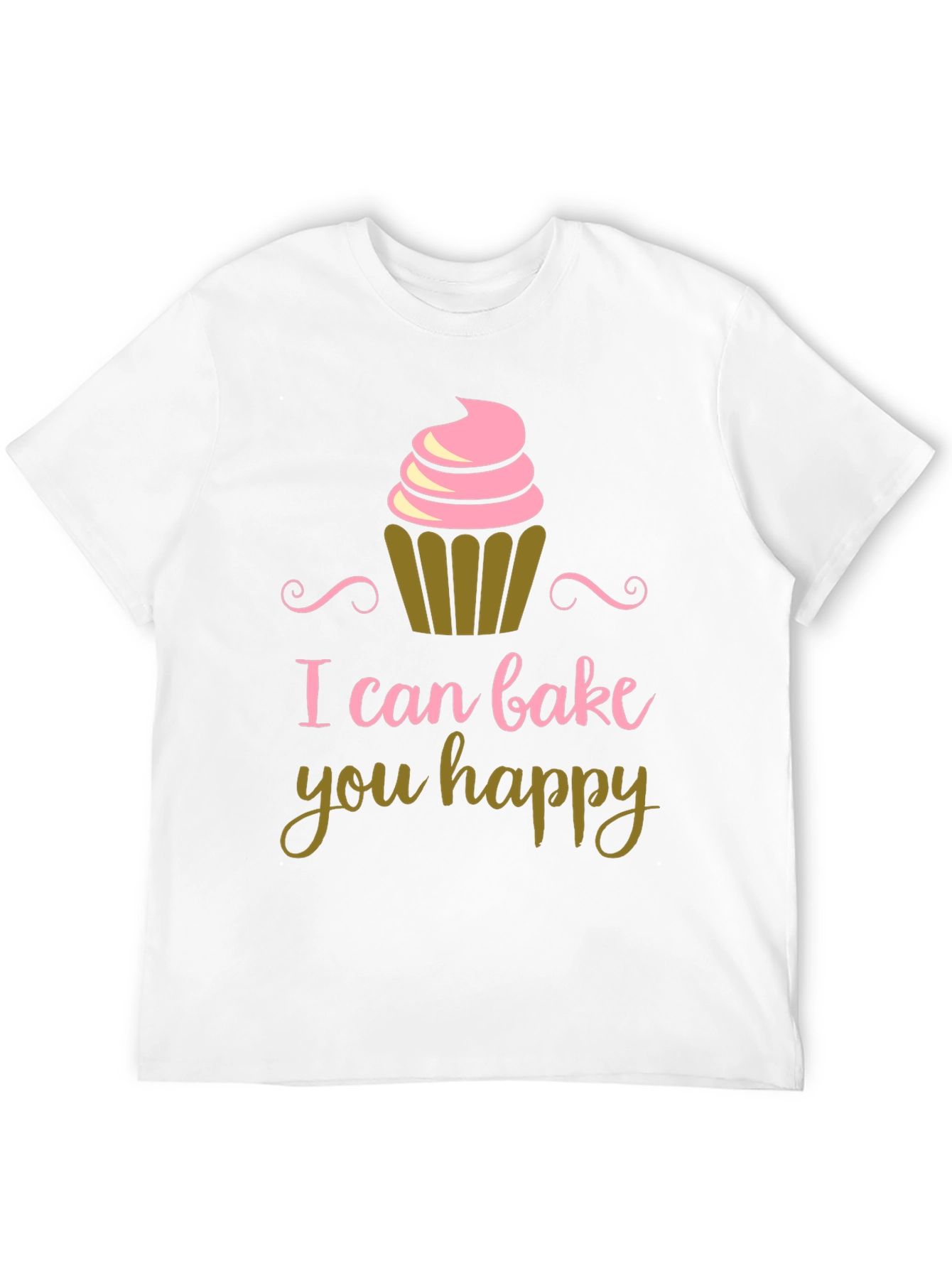 I Can Bake You Happy Black T-Shirt