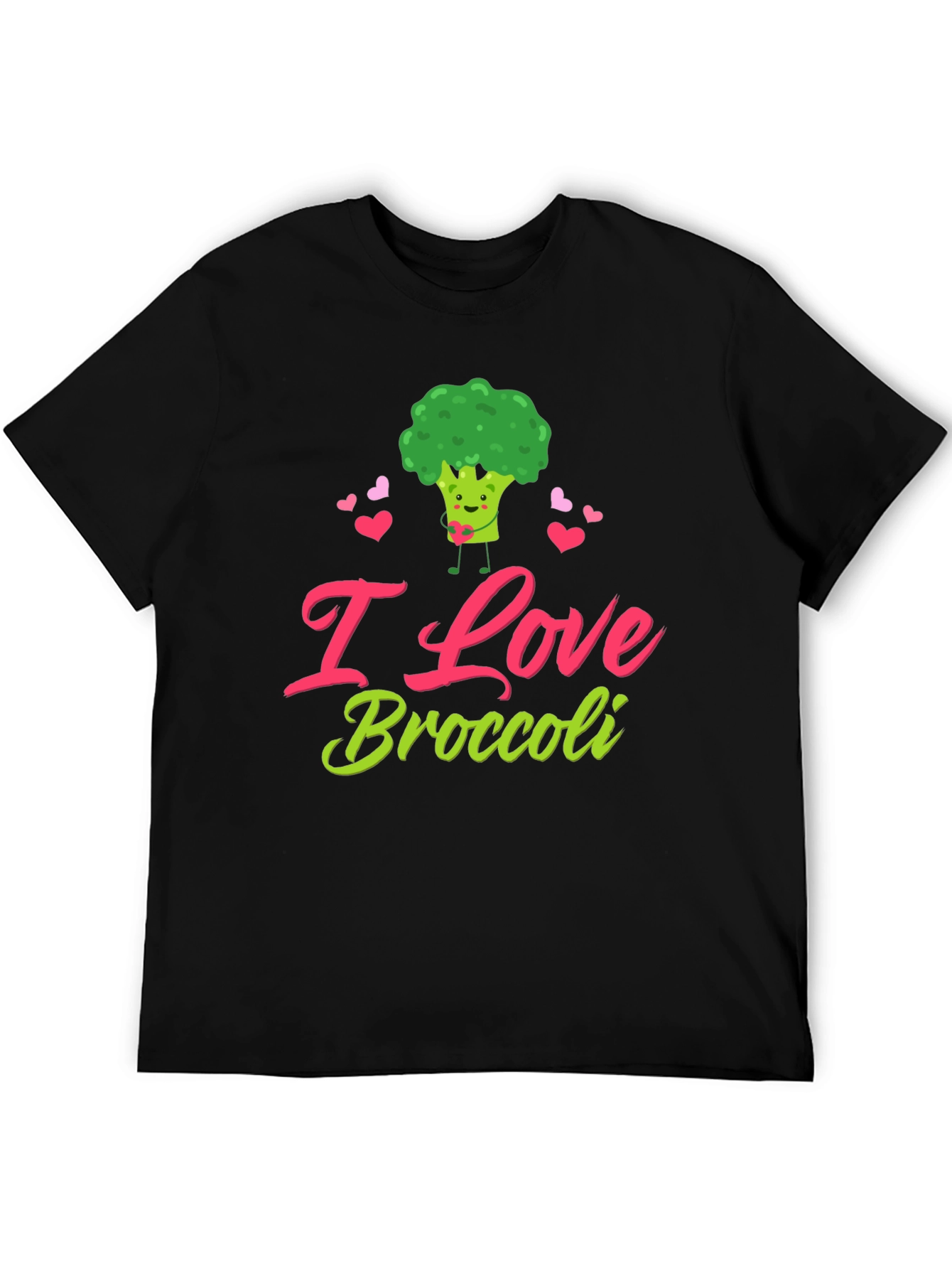 I Love Broccoli T-Shirt - Cute Vegan Tee
