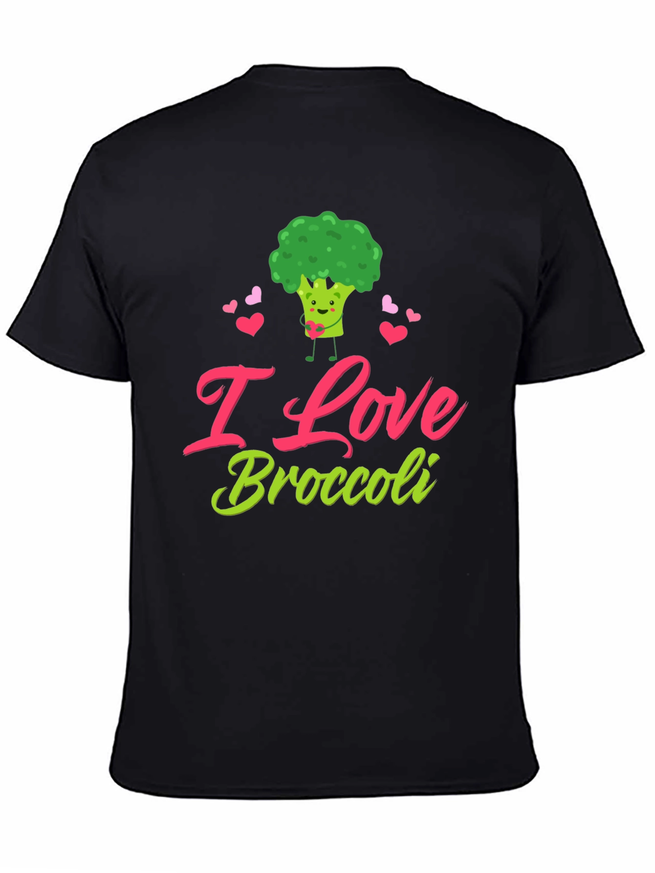 I Love Broccoli T-Shirt - Cute Vegan Tee