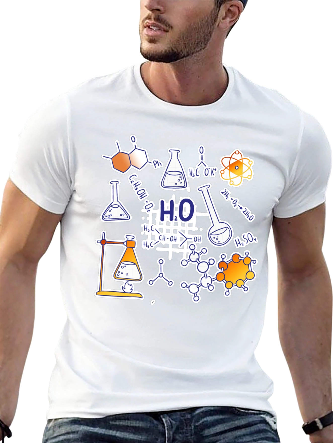 Science Formula Black T-Shirt