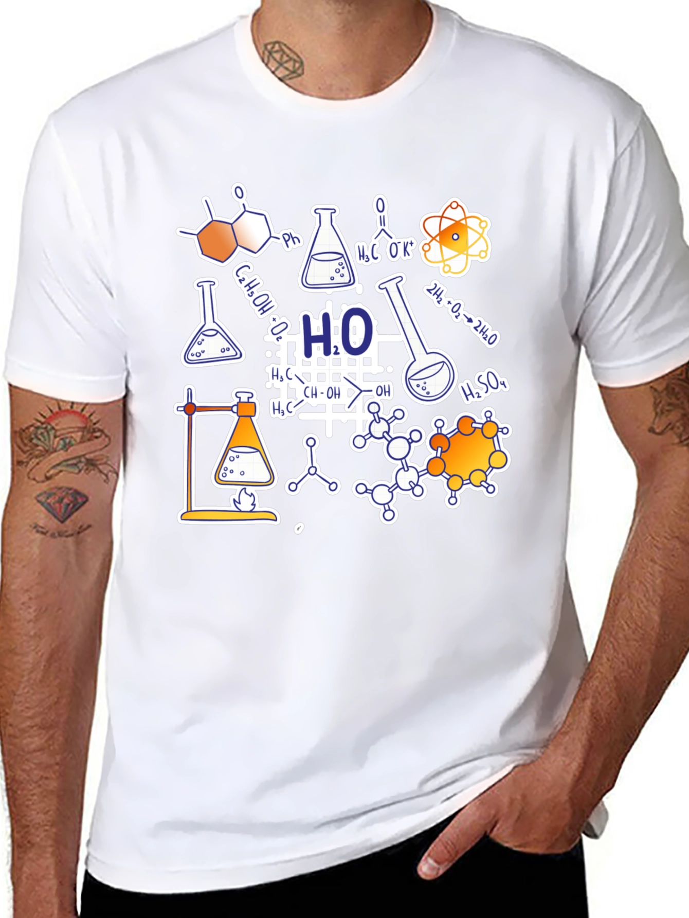 Science Formula Black T-Shirt