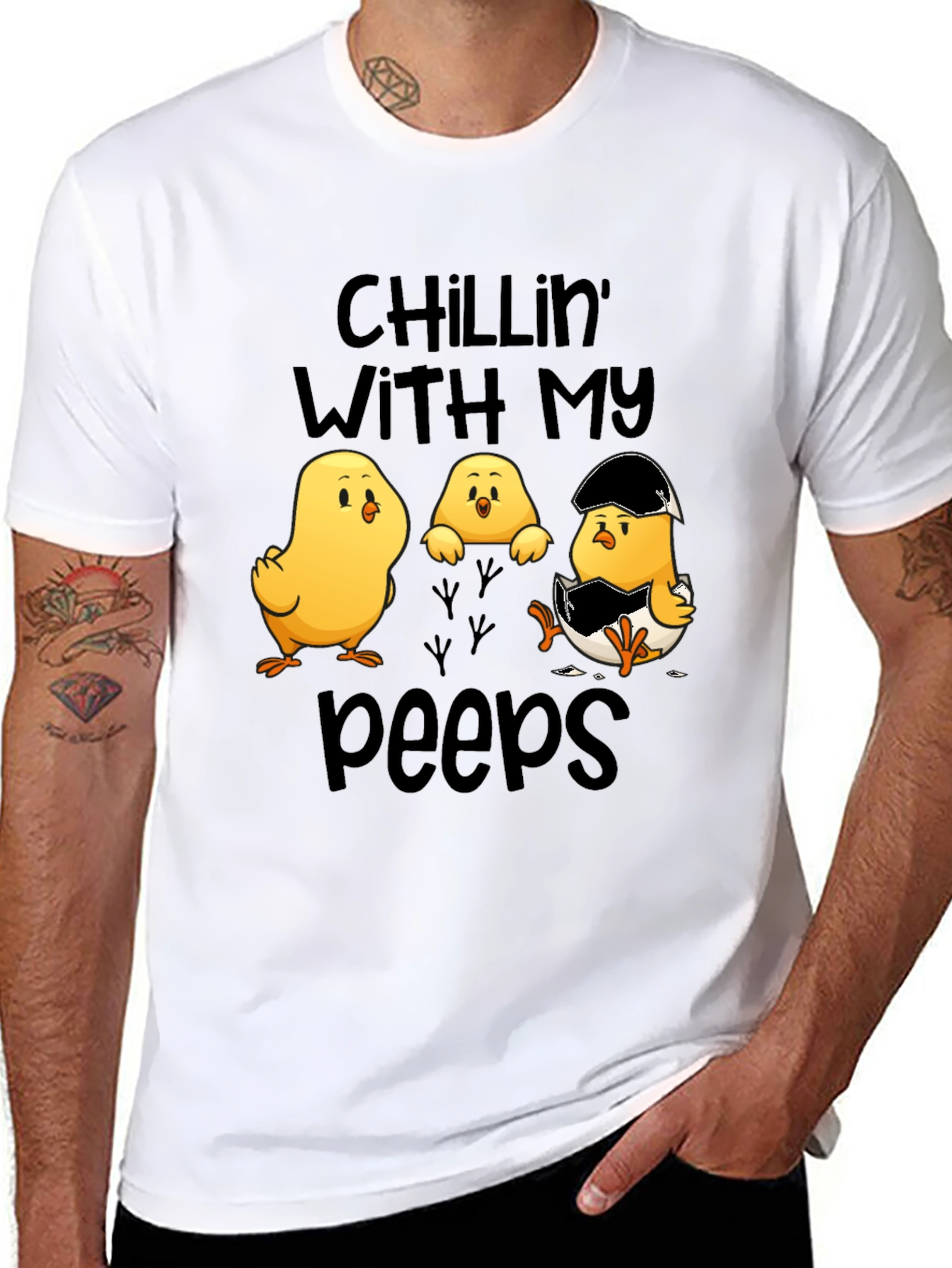Chillin with My Peeps Easter T-Shirt