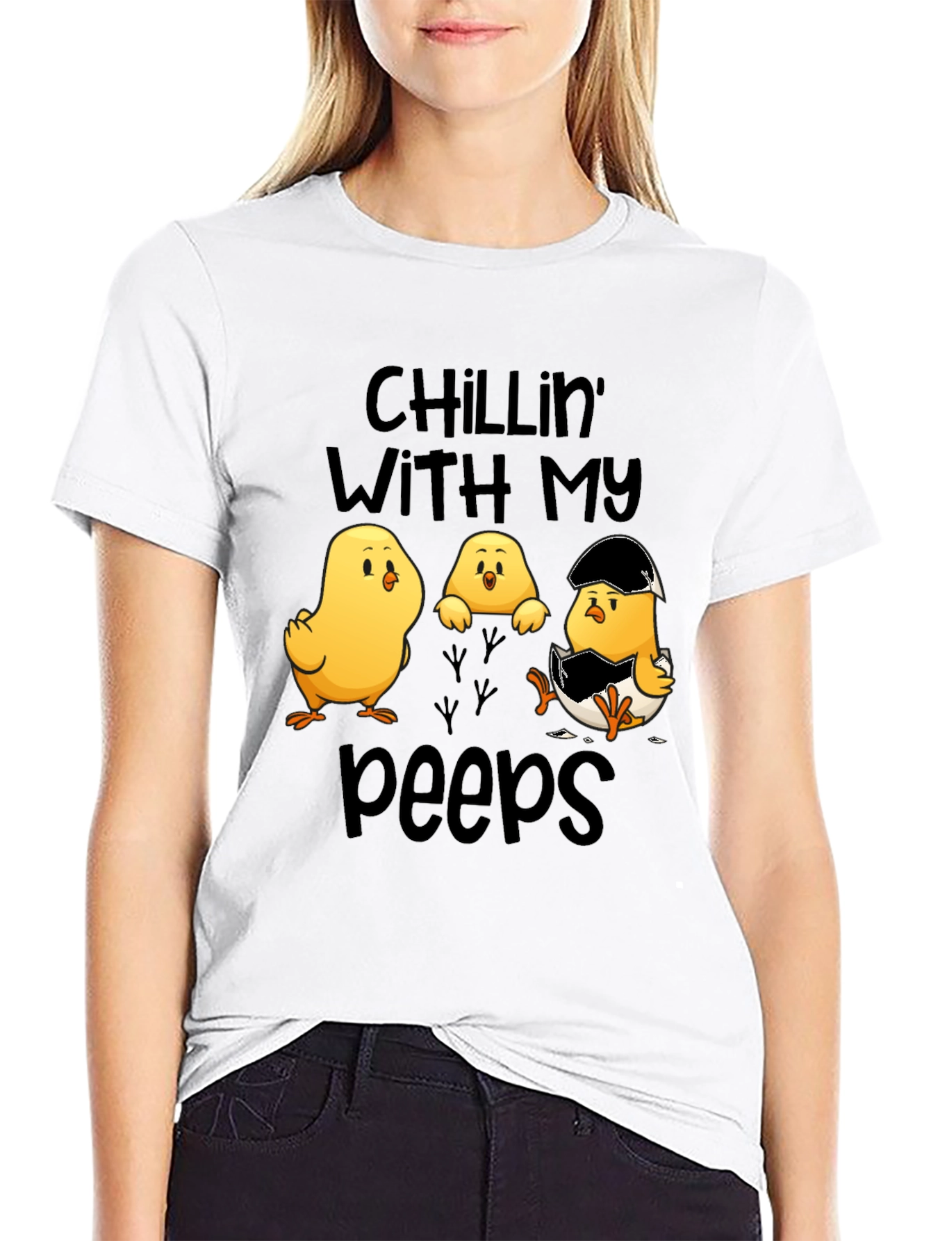 Chillin with My Peeps Easter T-Shirt