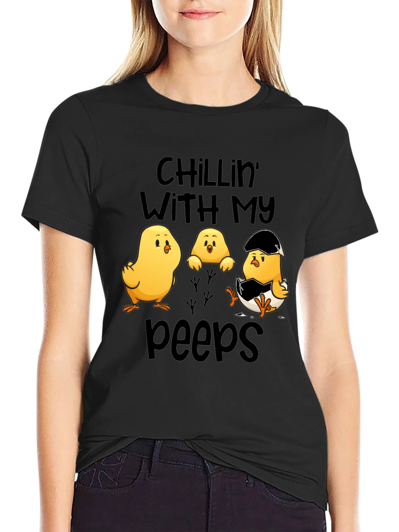 Chillin with My Peeps Easter T-Shirt