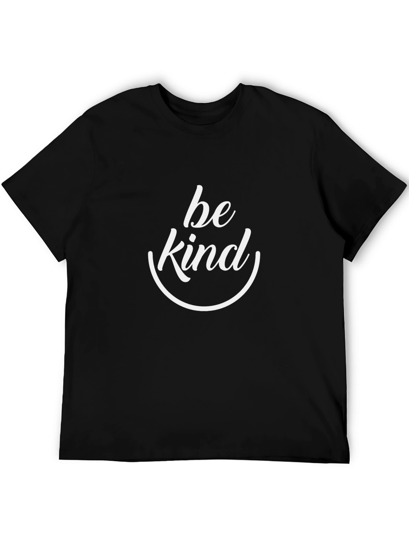 Be Kind Graphic Tee - Black Cotton T-Shirt