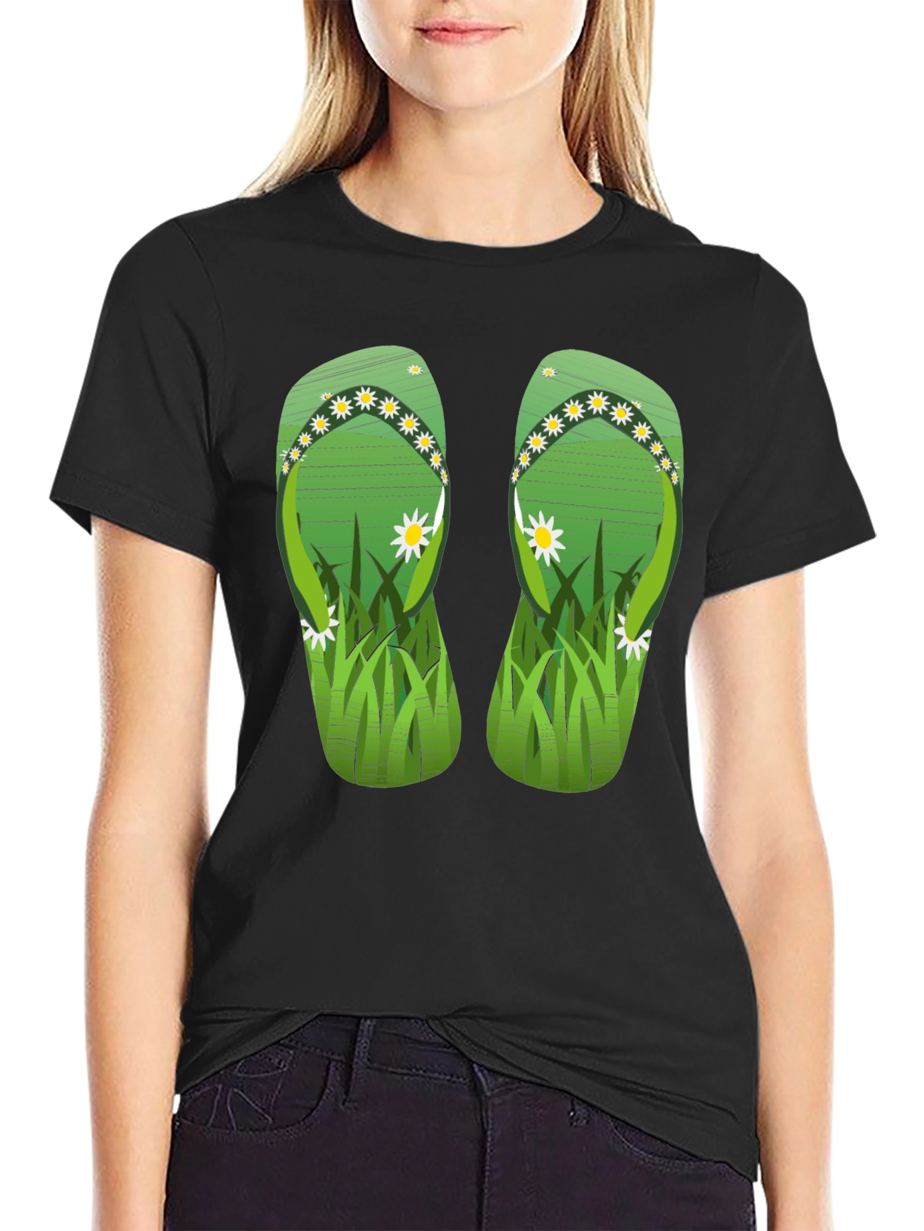 Flip Flop Graphic T-Shirt - Summer Style