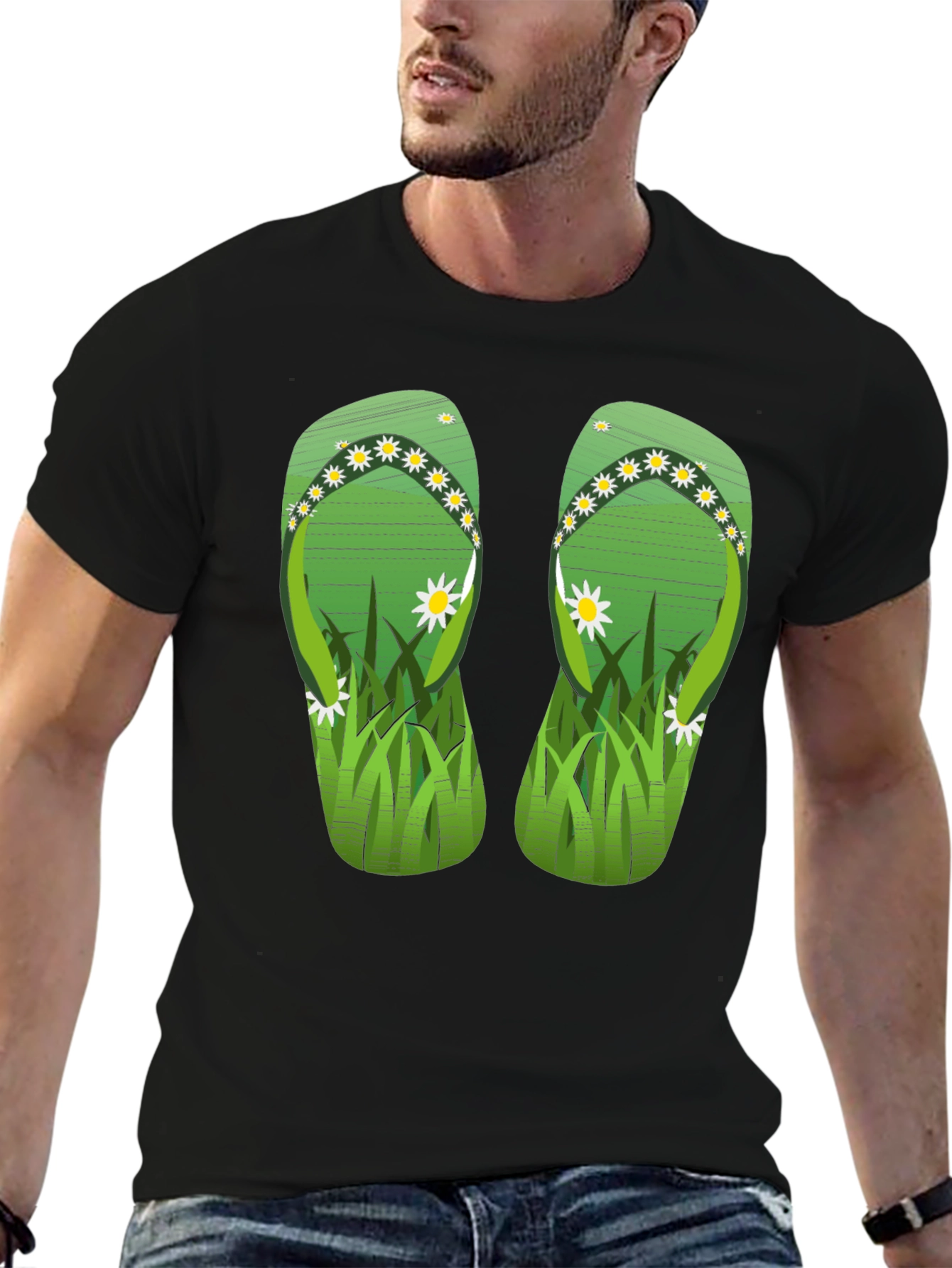 Flip Flop Graphic T-Shirt - Summer Style