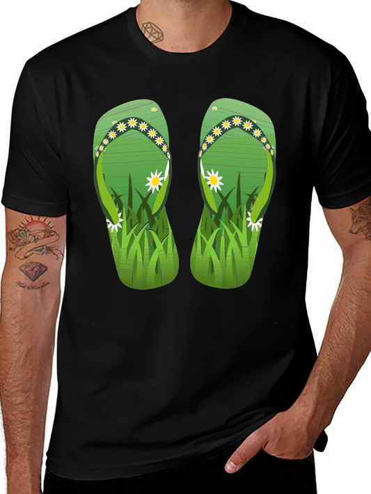 Flip Flop Graphic T-Shirt - Summer Style
