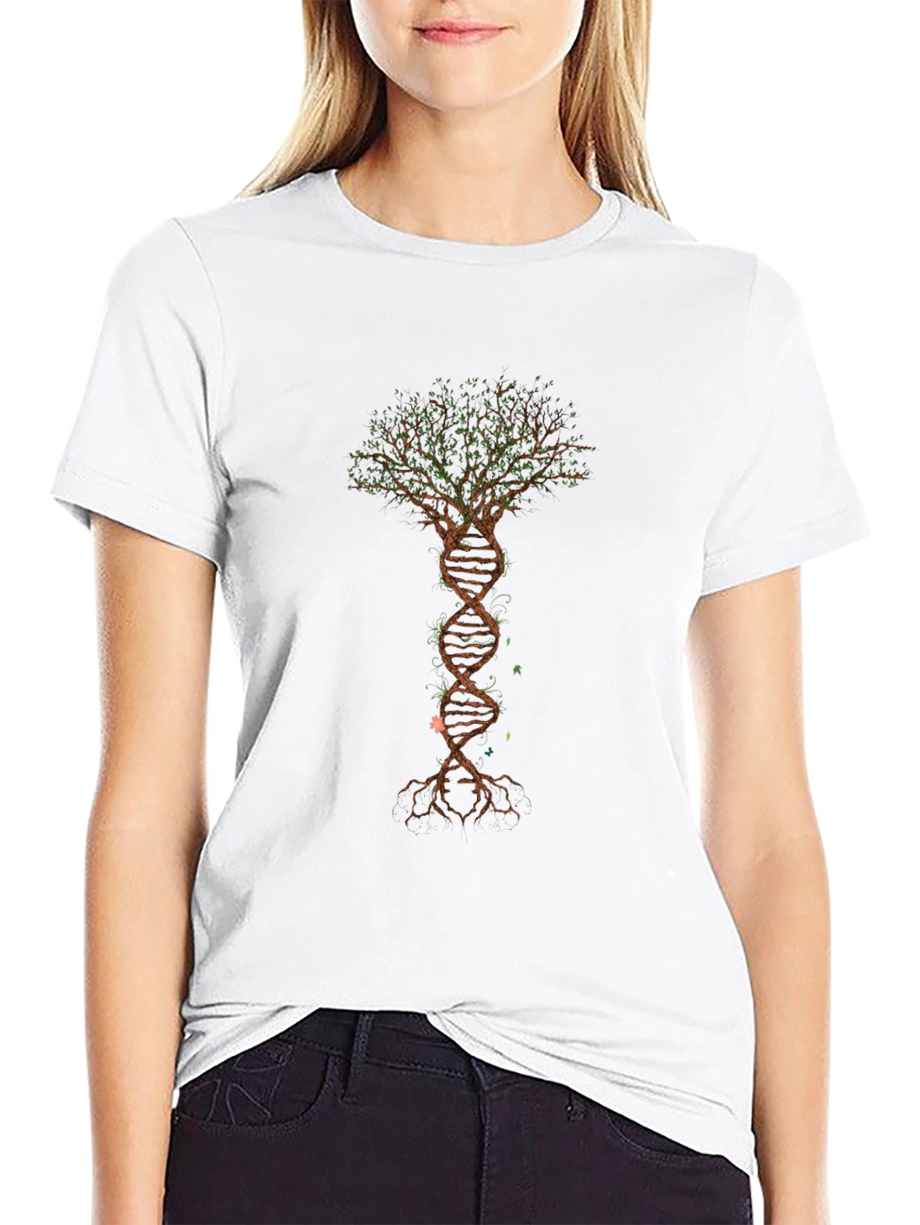 DNA Tree T-Shirt - Nature Meets Science Style
