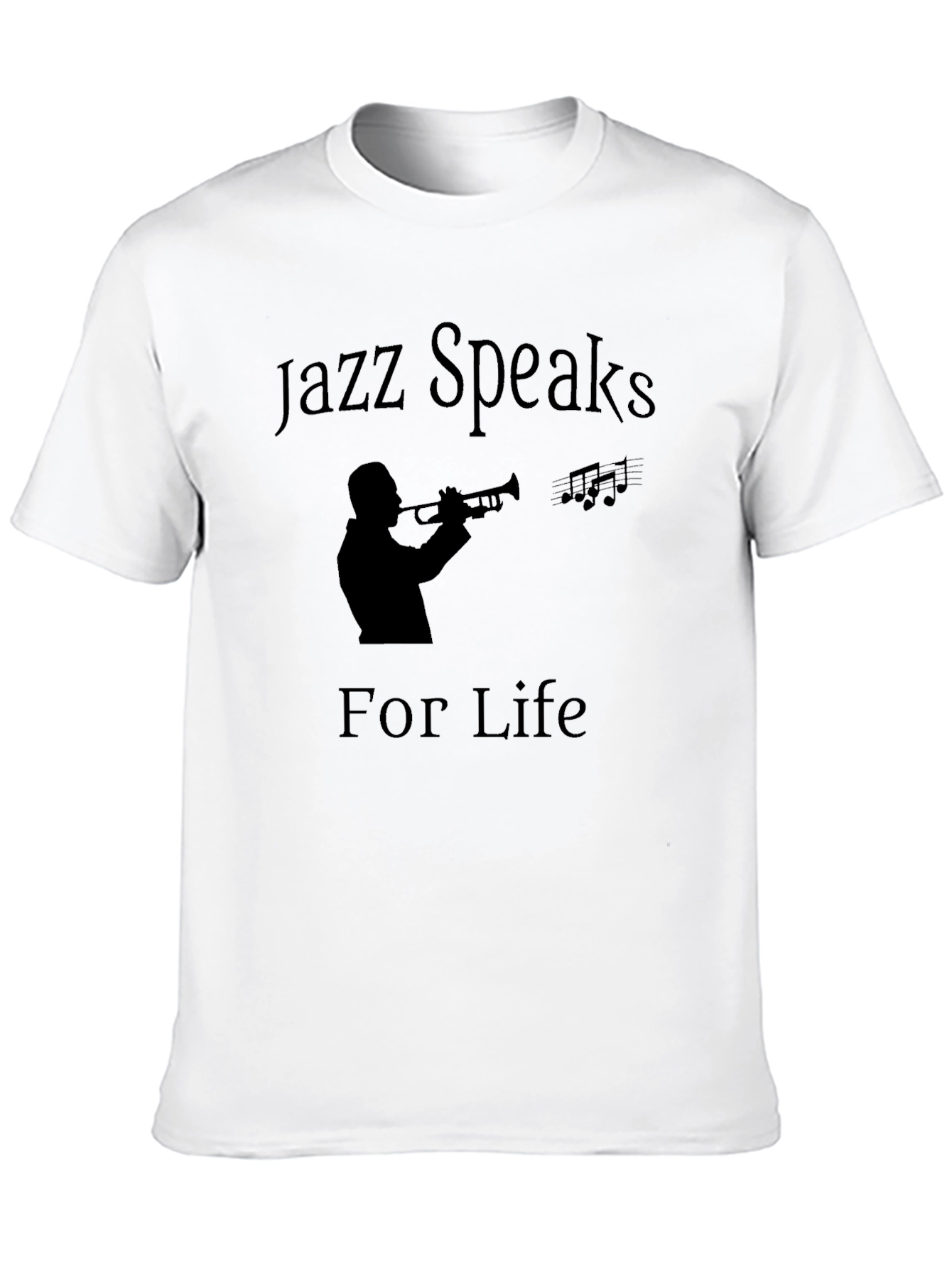 Jazz Speaks for Life Black T-Shirt