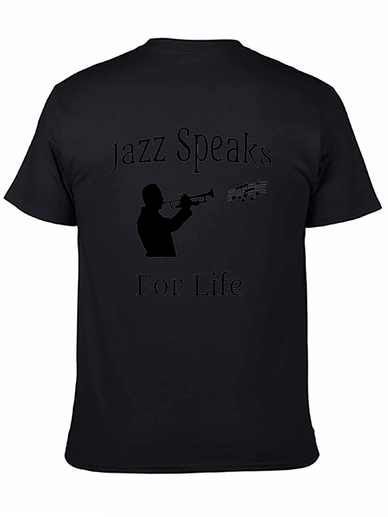 Jazz Speaks for Life Black T-Shirt