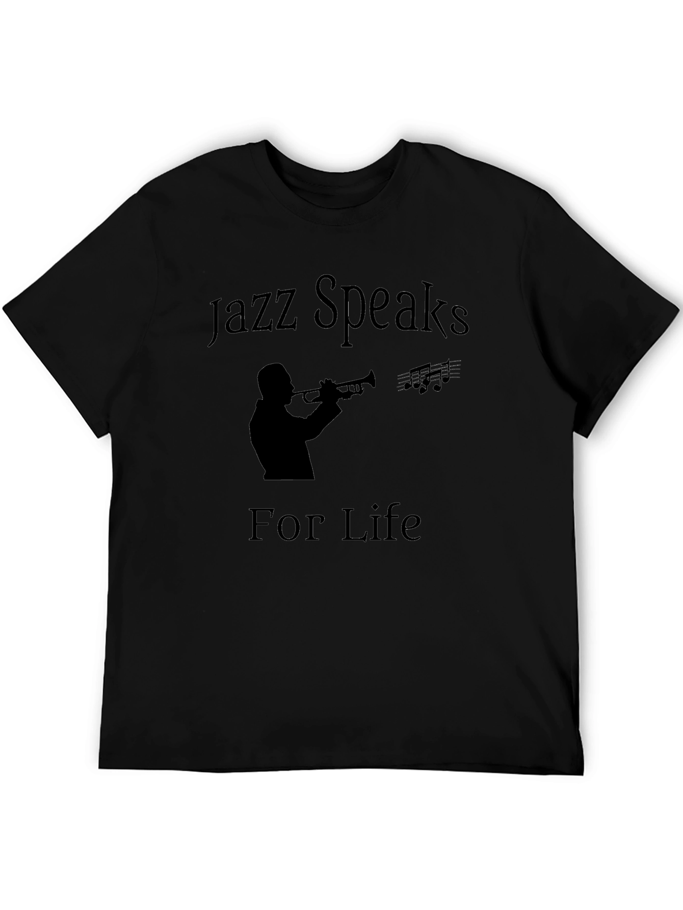 Jazz Speaks for Life Black T-Shirt