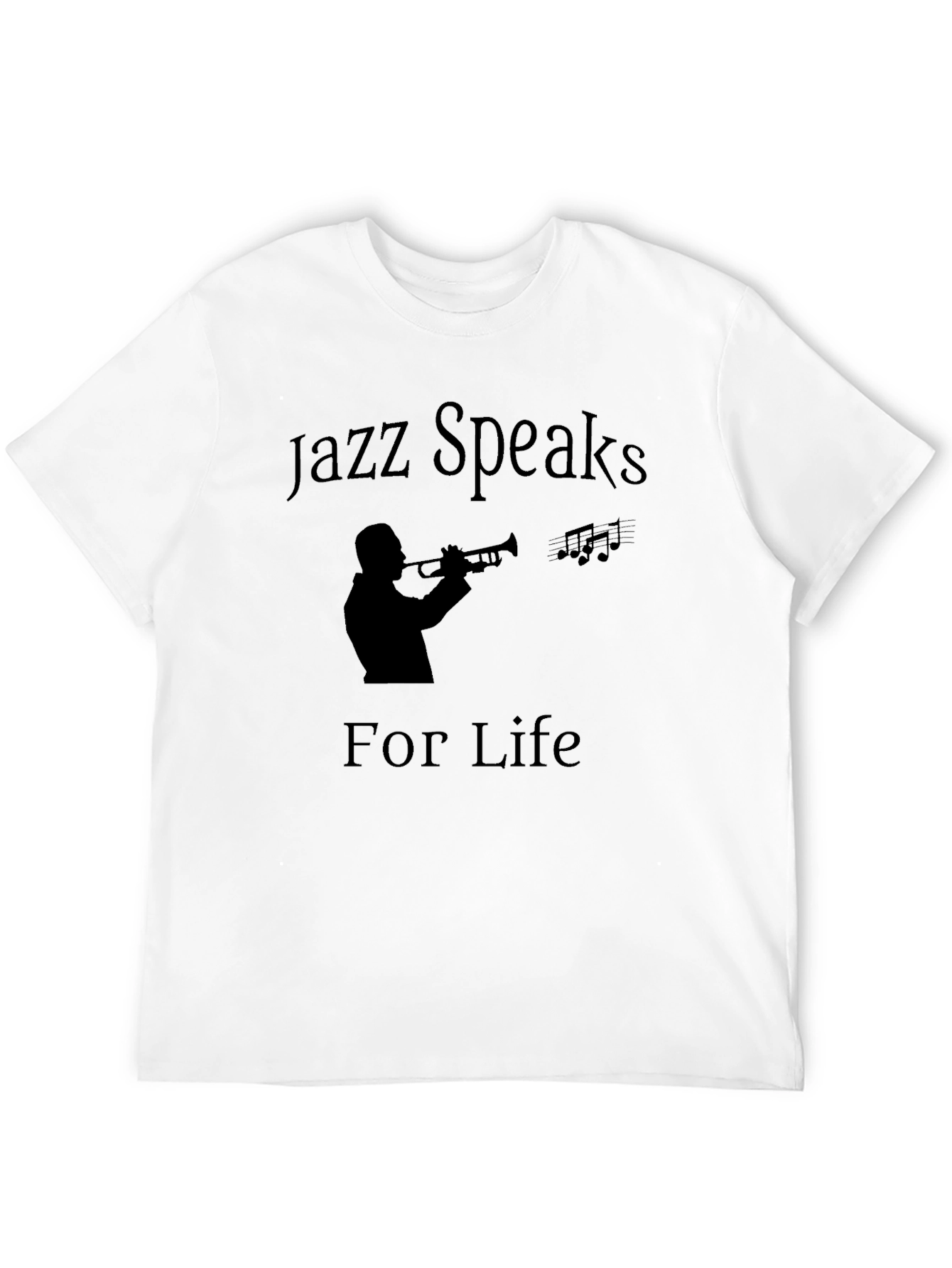 Jazz Speaks for Life Black T-Shirt
