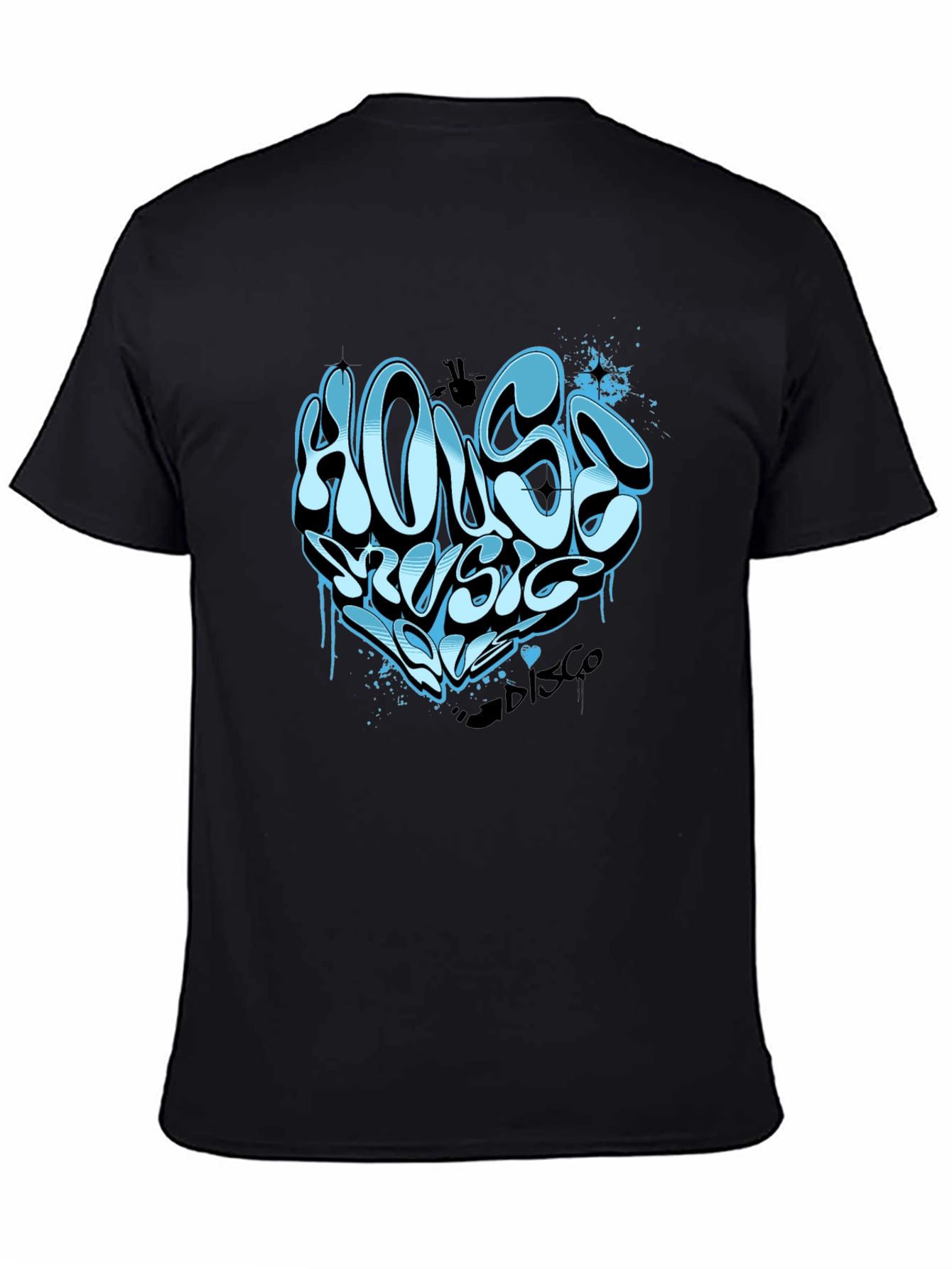 House Music Heart T-Shirt - Cool DJ Rave Tee