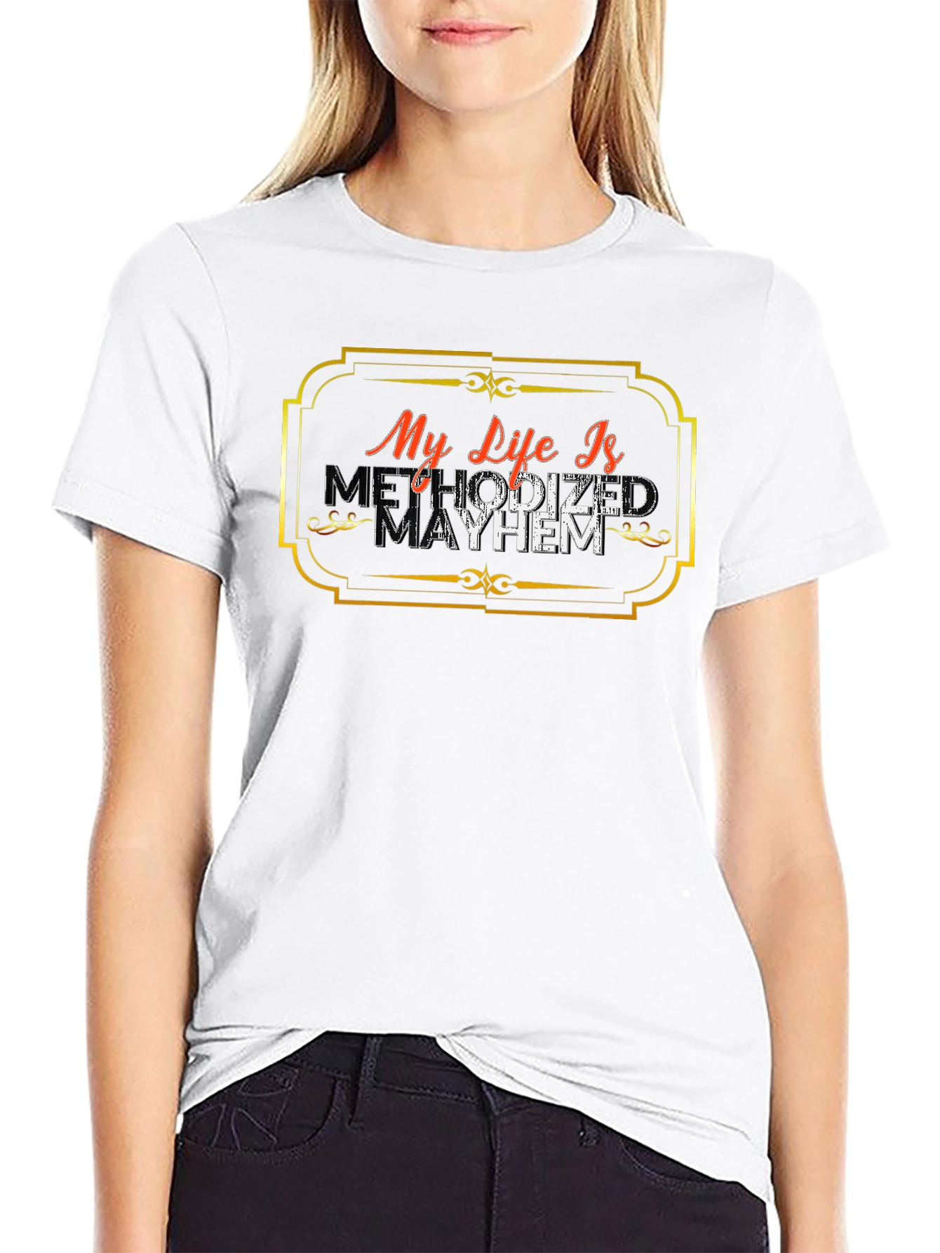 Methodized Mayhem Graphic Tee - Black