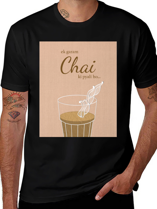 Ek Garam Chai Graphic Tee - Stylish & Comfortable