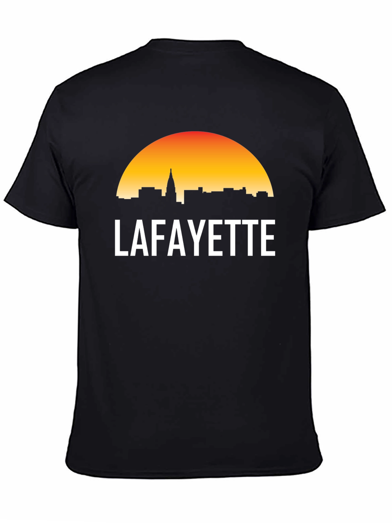 Lafayette Cityscape Sunset Graphic Tee