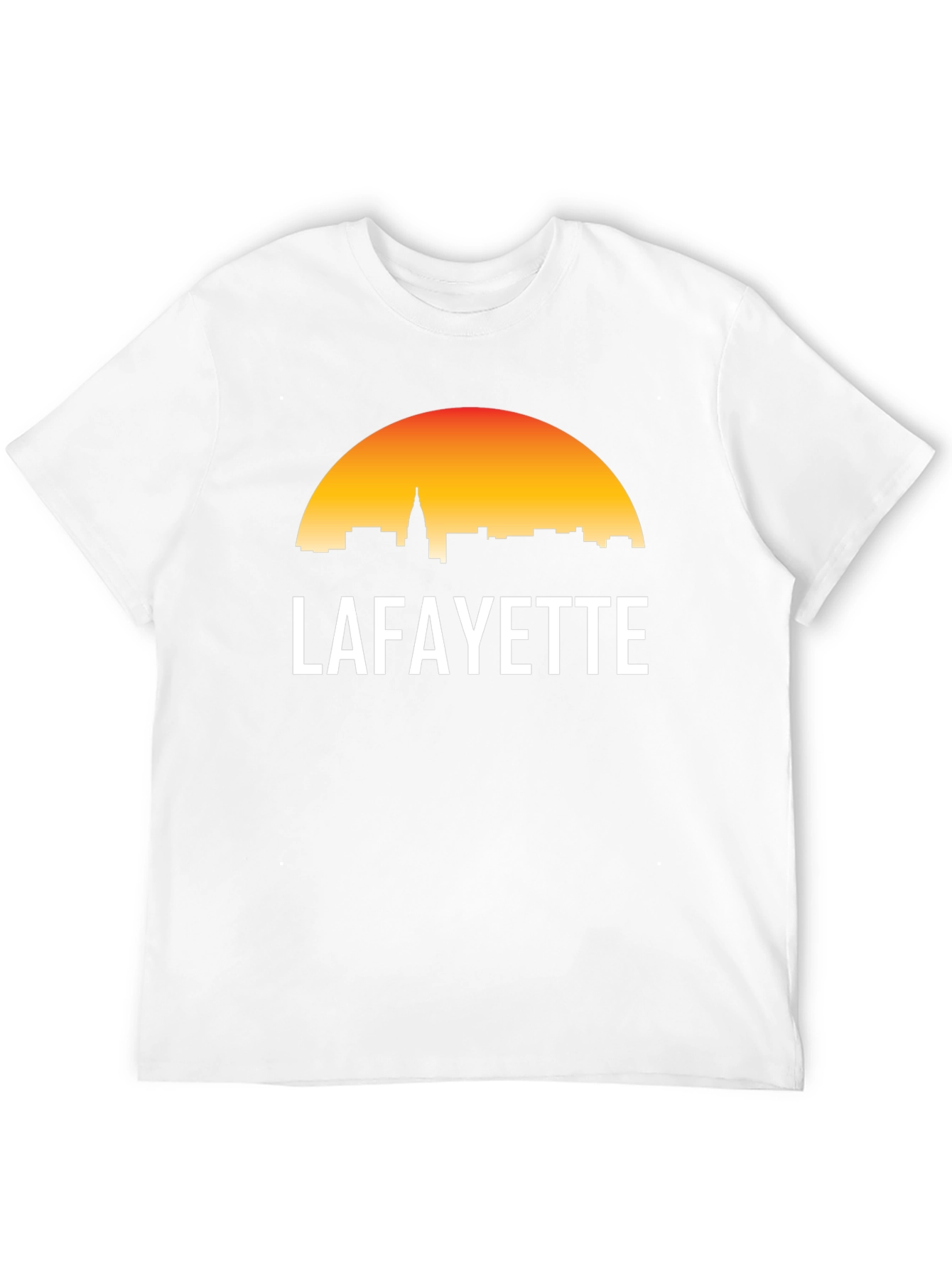 Lafayette Cityscape Sunset Graphic Tee