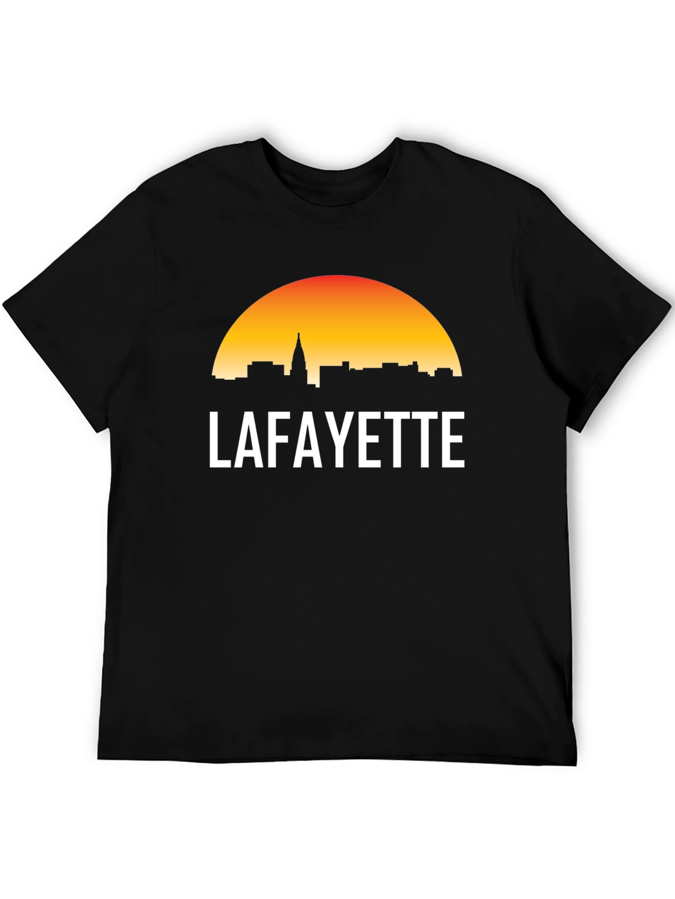 Lafayette Cityscape Sunset Graphic Tee