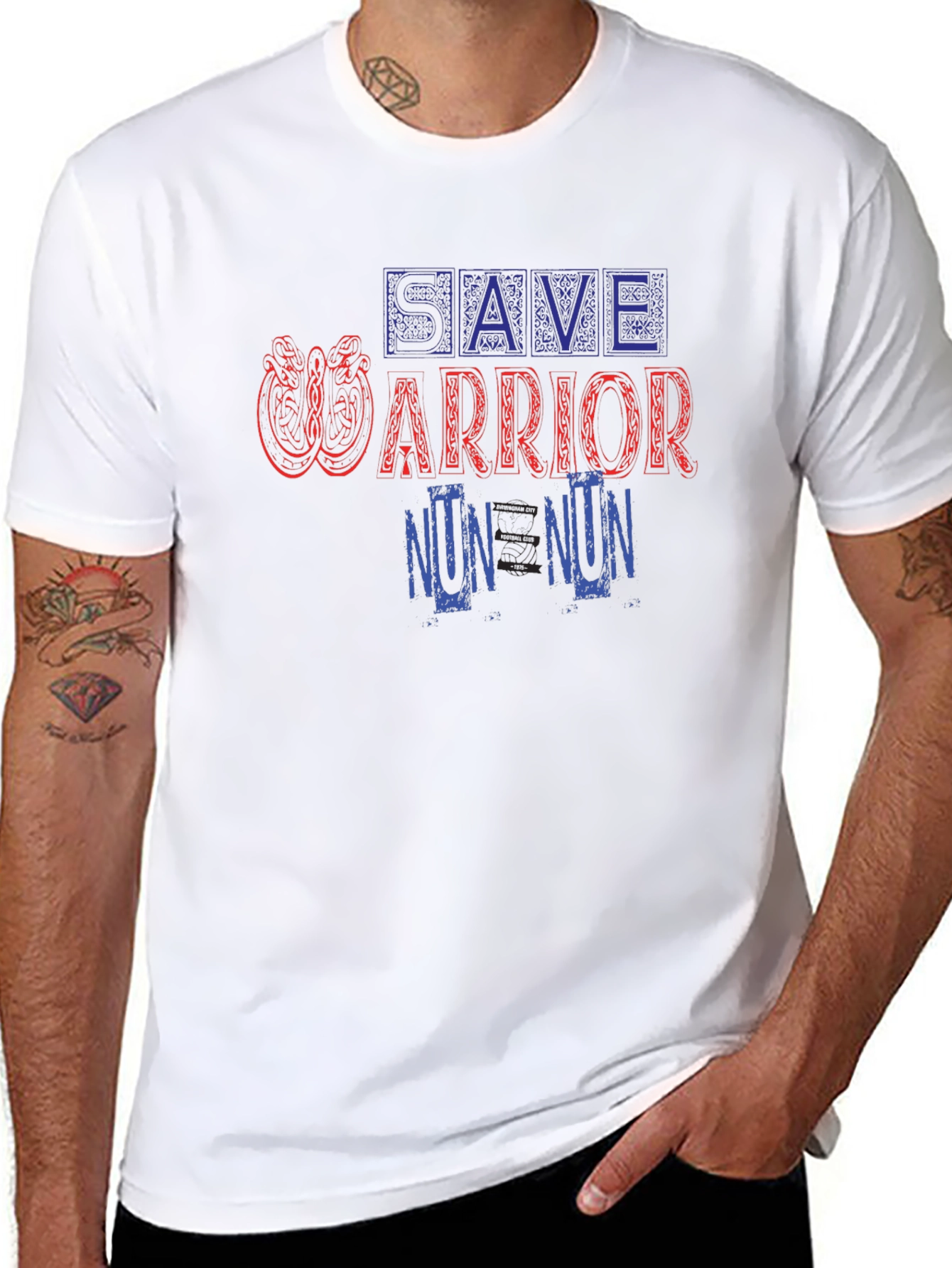 Save Warrior Nun Graphic T-Shirt