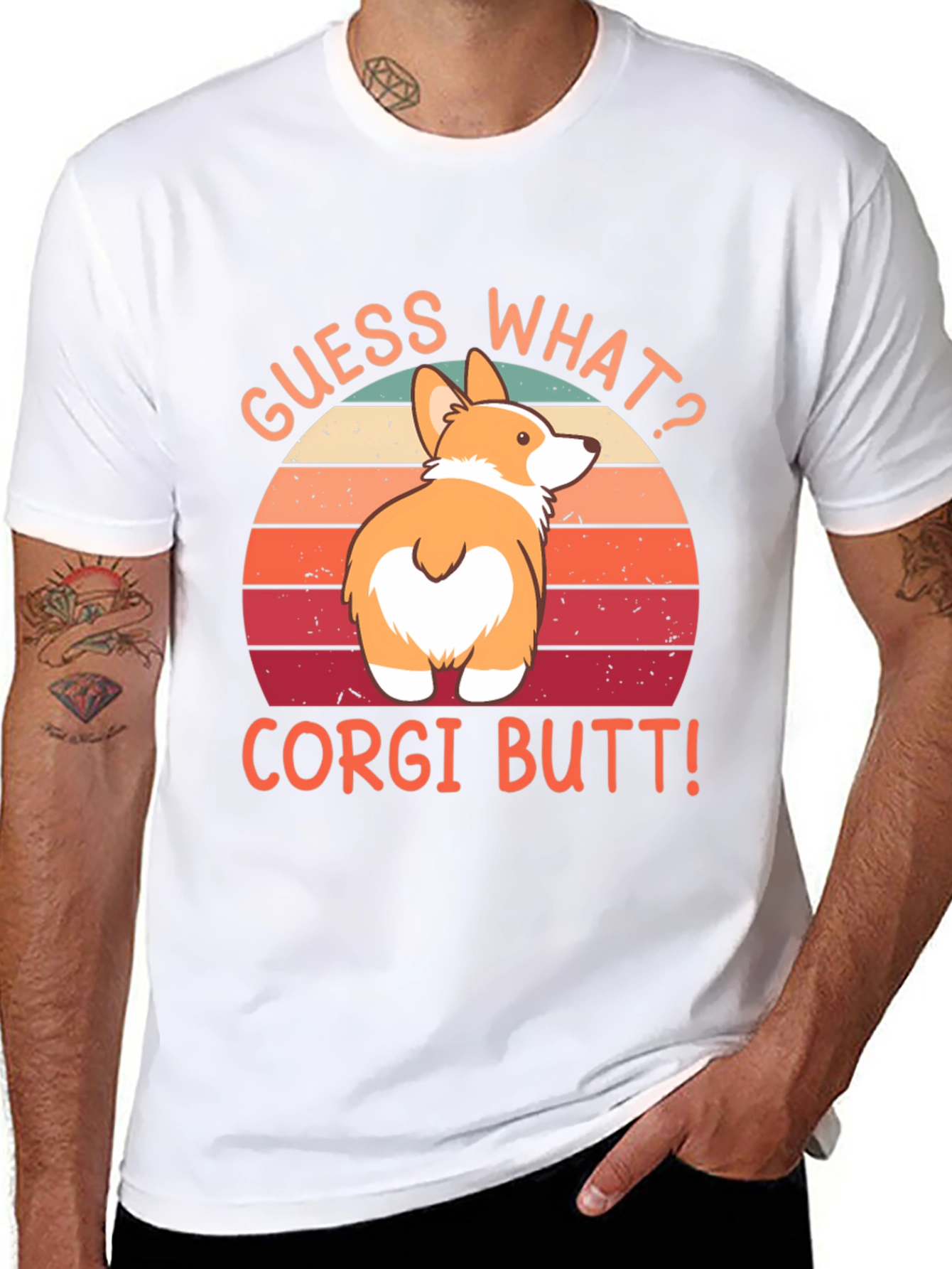 Guess What? Corgi Butt! Graphic Tee