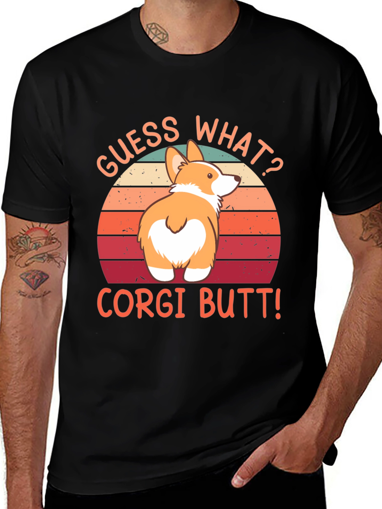 Guess What? Corgi Butt! Graphic Tee