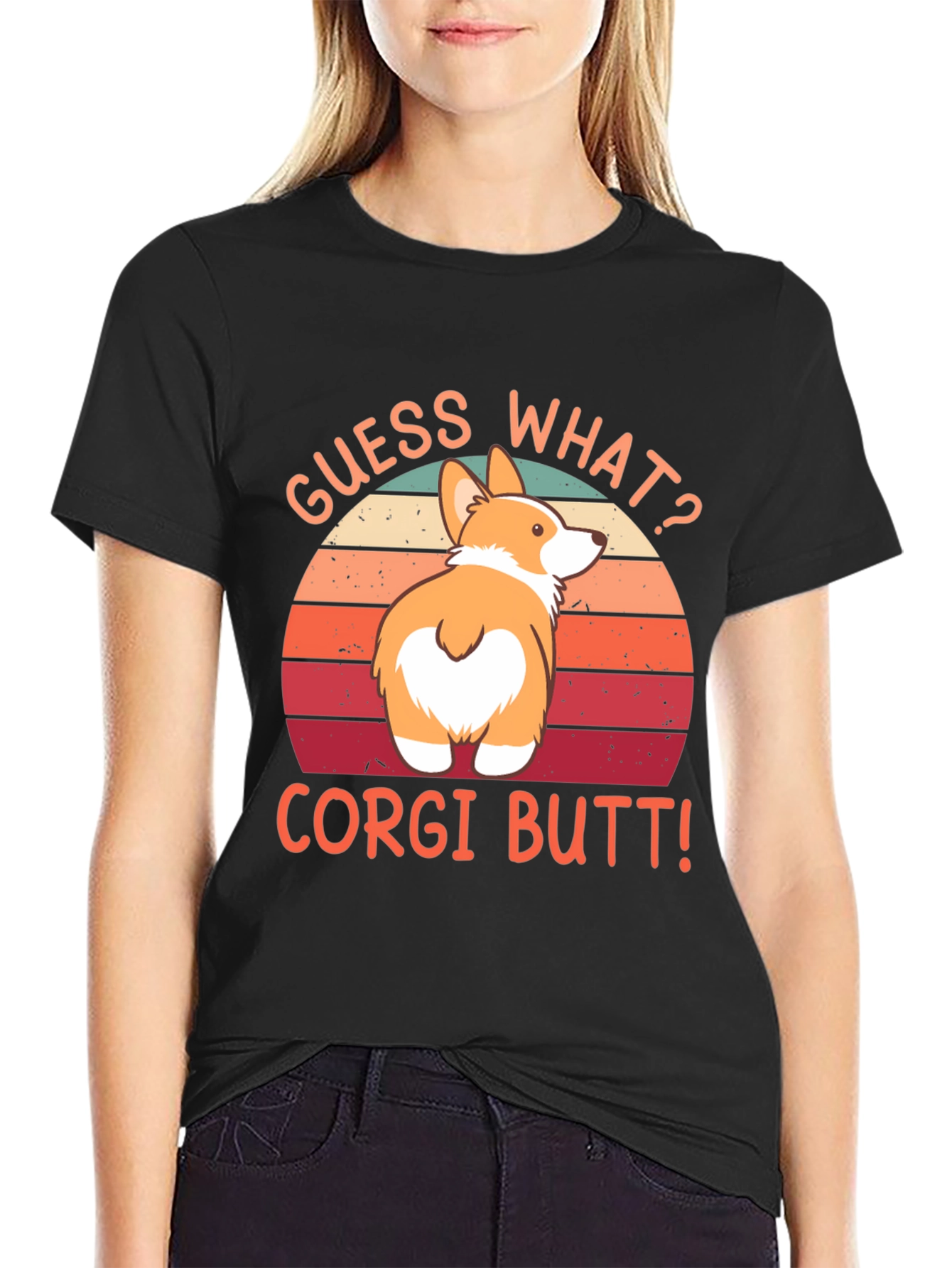 Guess What? Corgi Butt! Graphic Tee