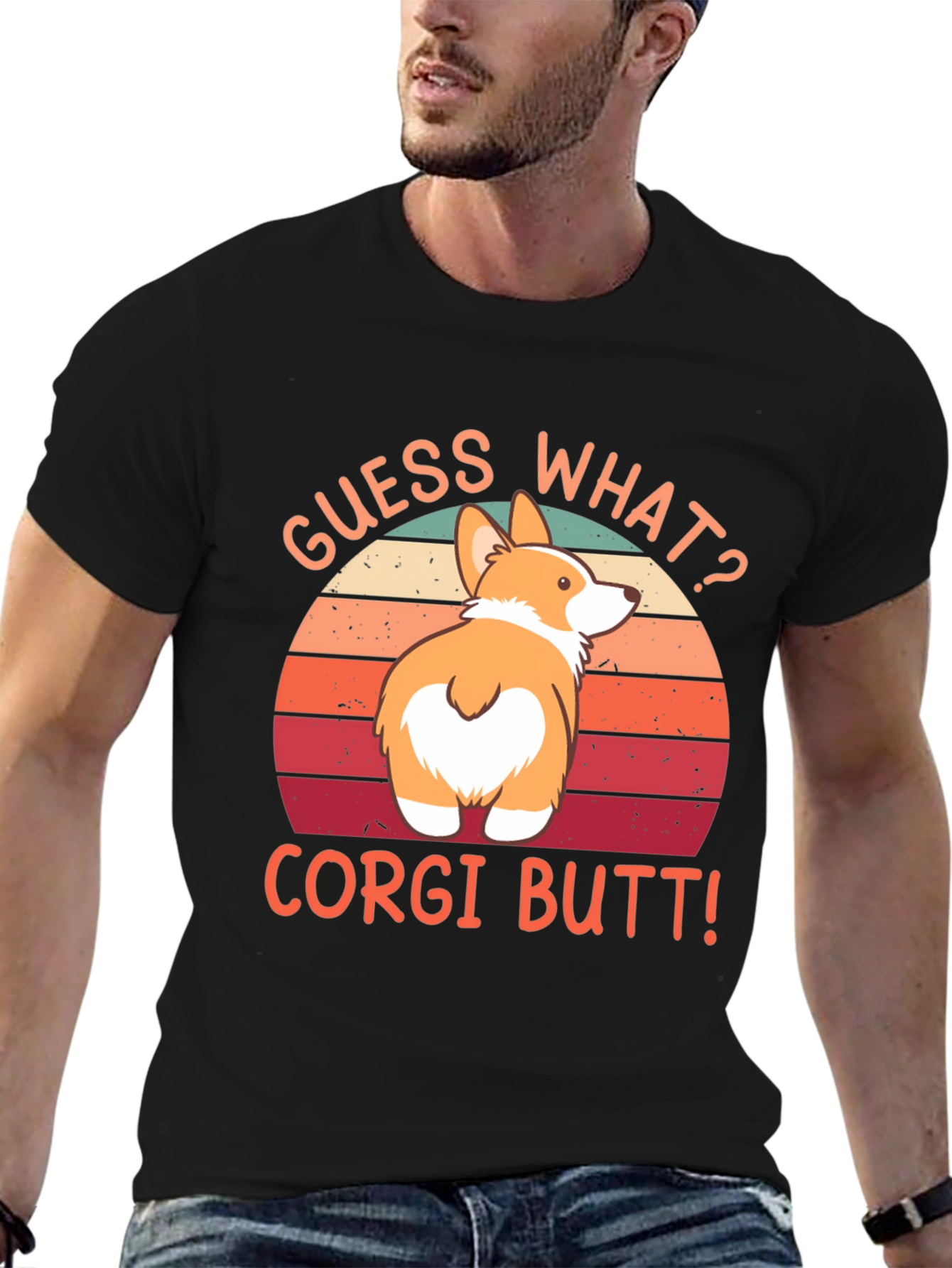 Guess What? Corgi Butt! Graphic Tee