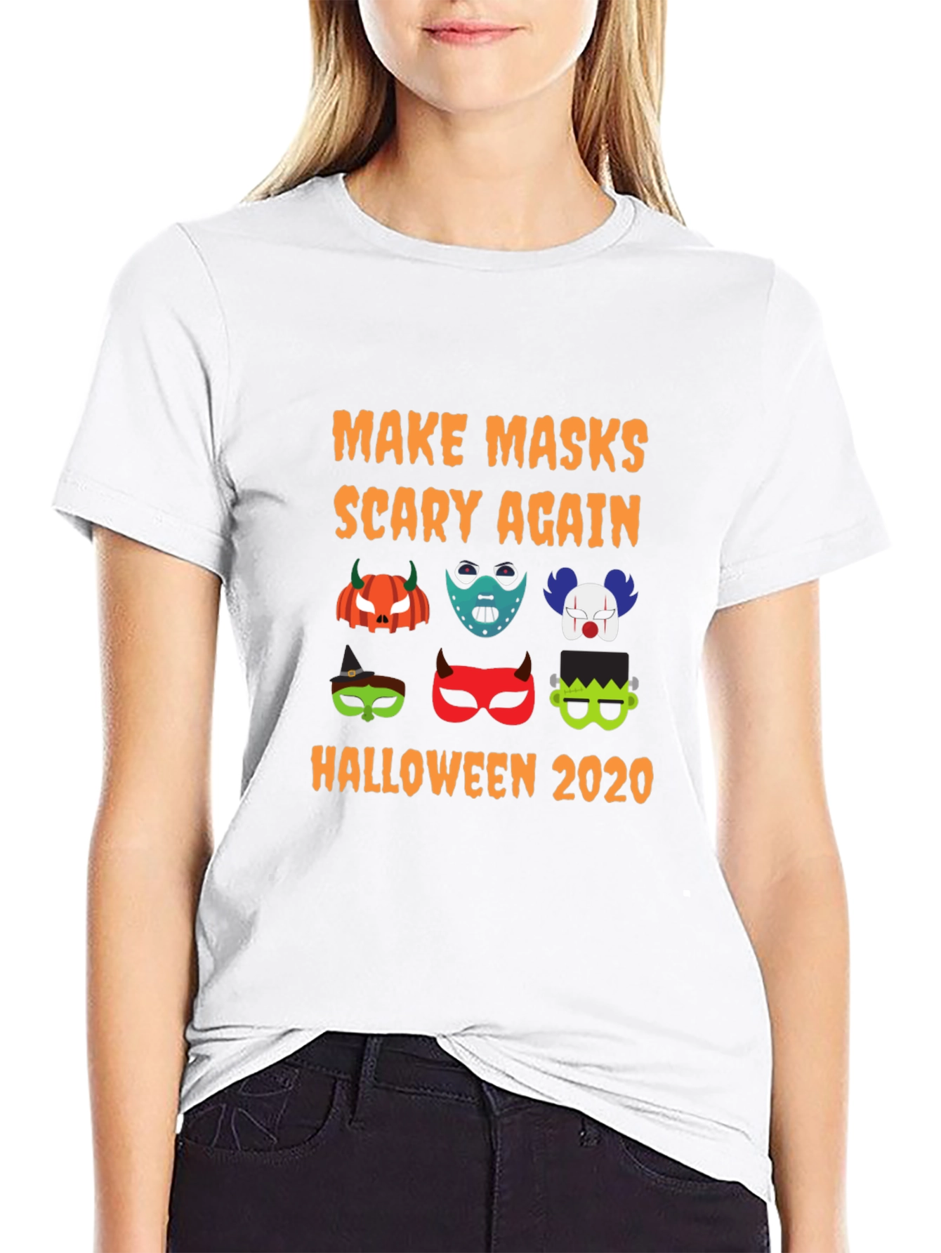 Halloween Mask T-Shirt: Make Masks Scary Again