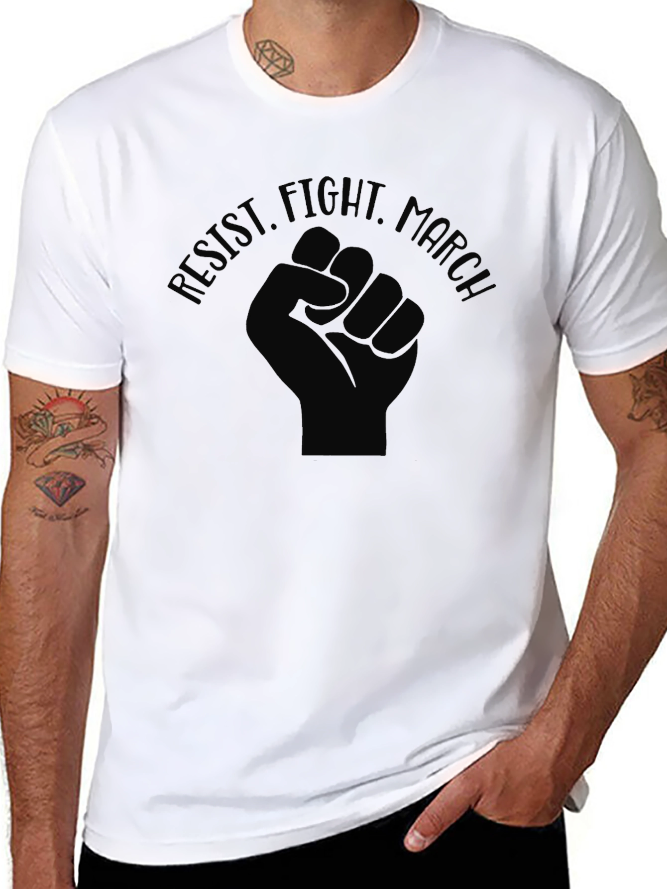 Resist Fight March Graphic Tee