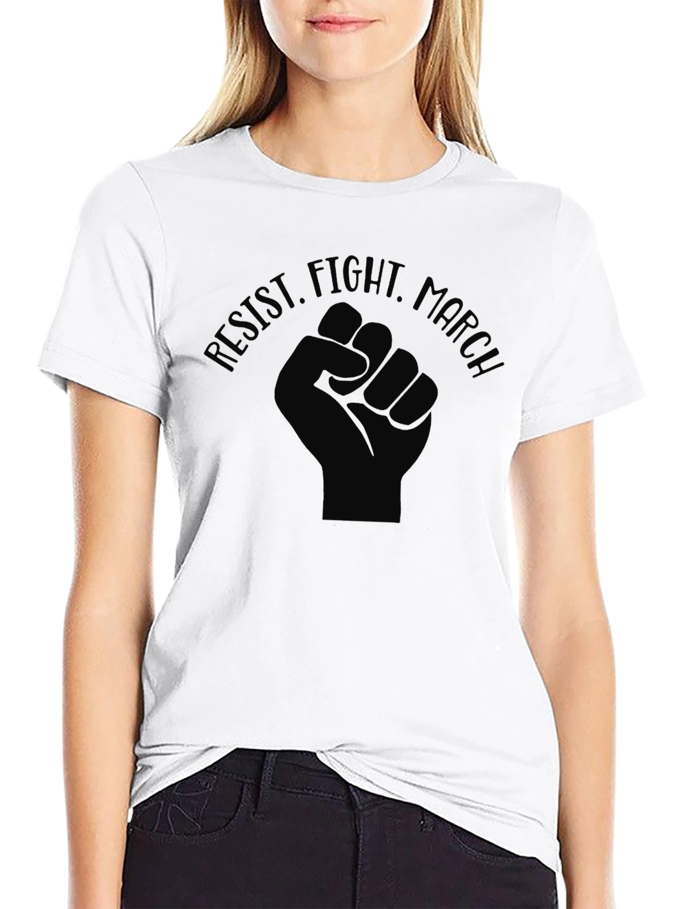Resist Fight March Graphic Tee