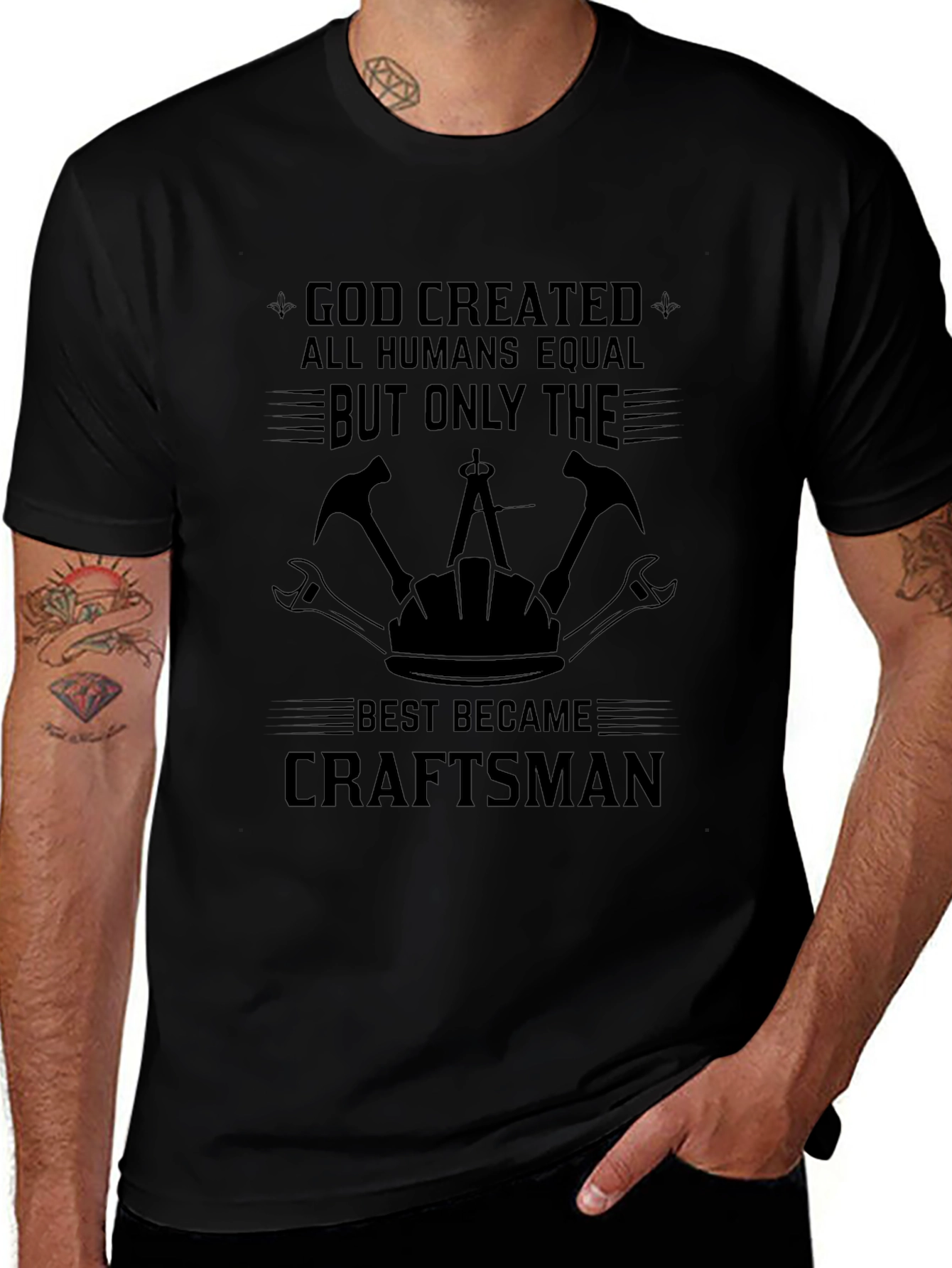 Craftsman T-Shirt: God Created Craftsman