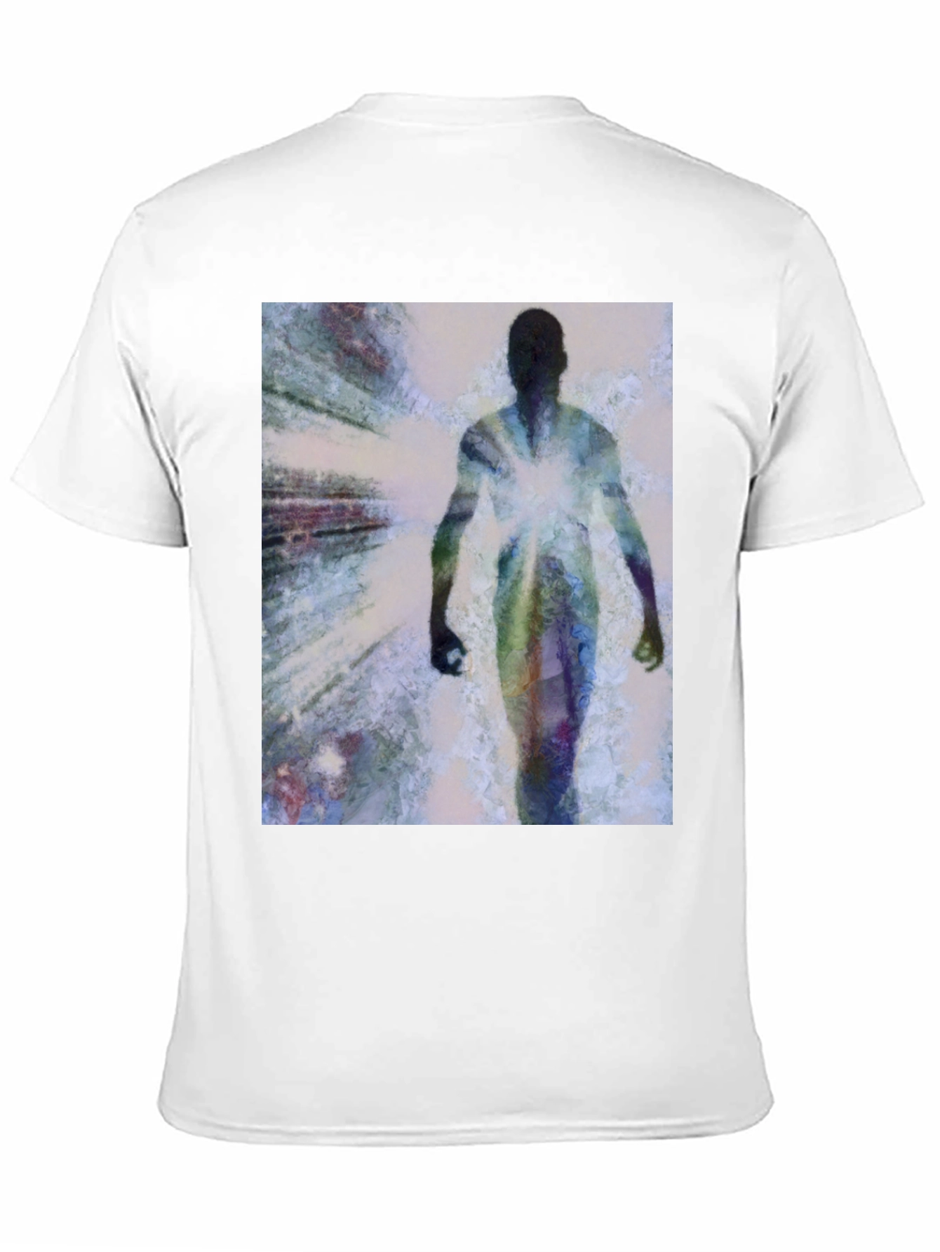 Abstract Figure Graphic Tee - Modern Art Shirt