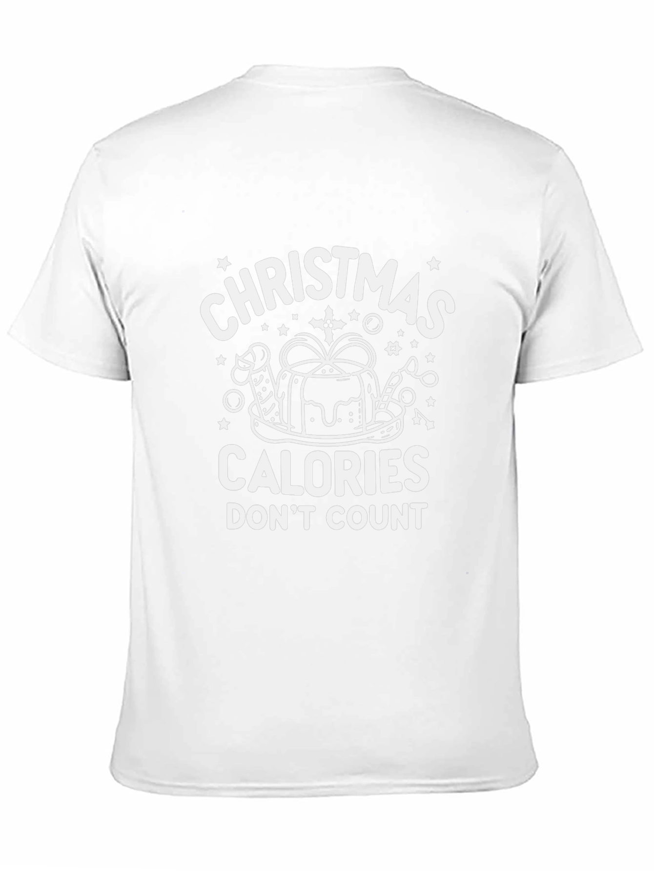Christmas Calories Dont Count Black T-Shirt
