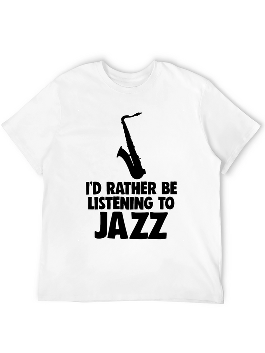 Jazz Music Lover T-Shirt - Saxophone Graphic Tee