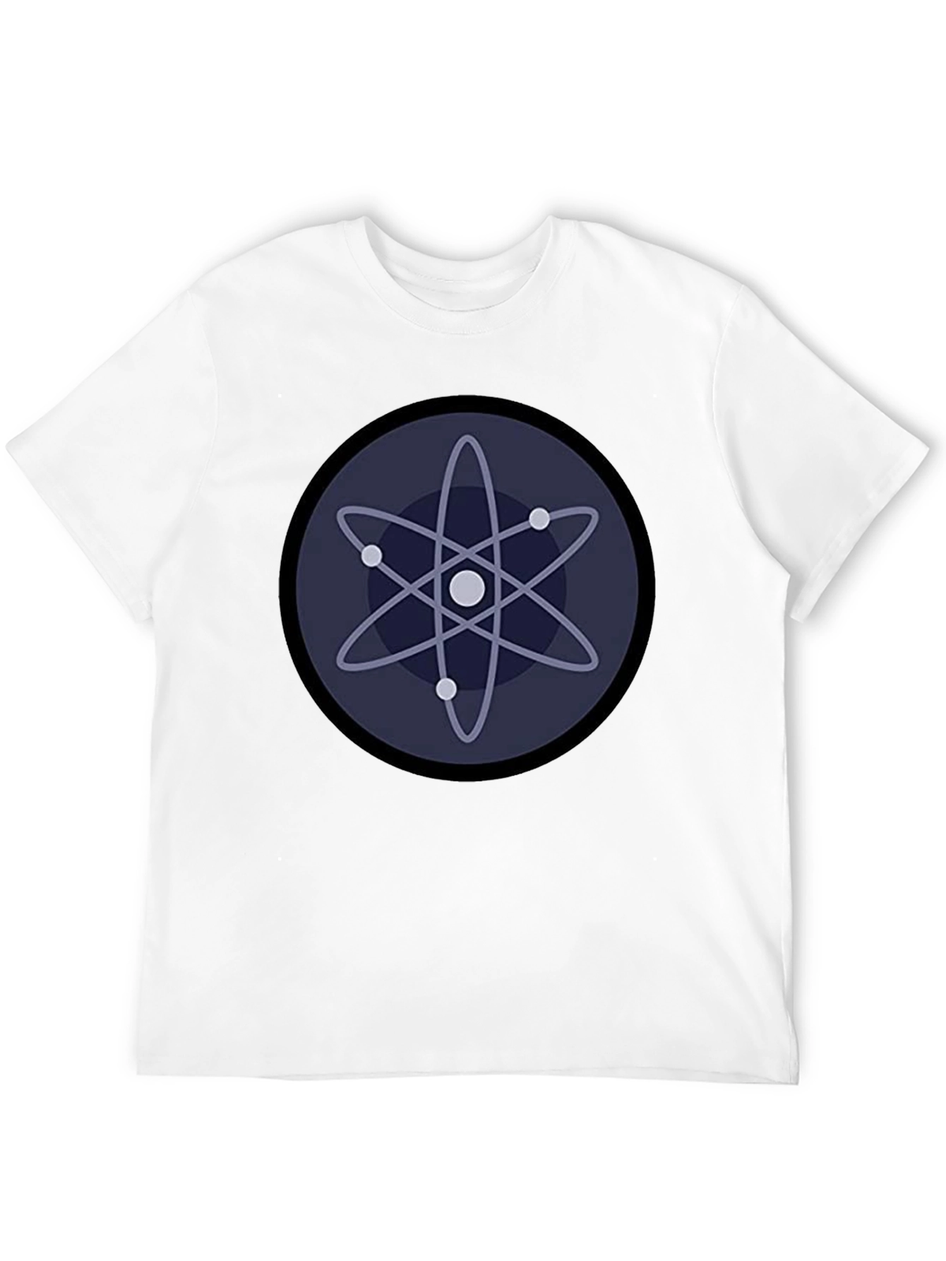 Atomic Symbol Graphic Tee - Modern Science Shirt