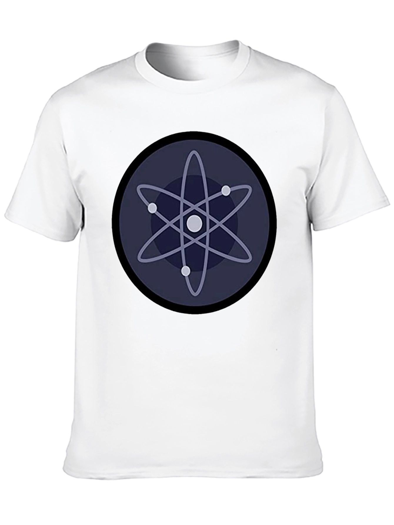 Atomic Symbol Graphic Tee - Modern Science Shirt