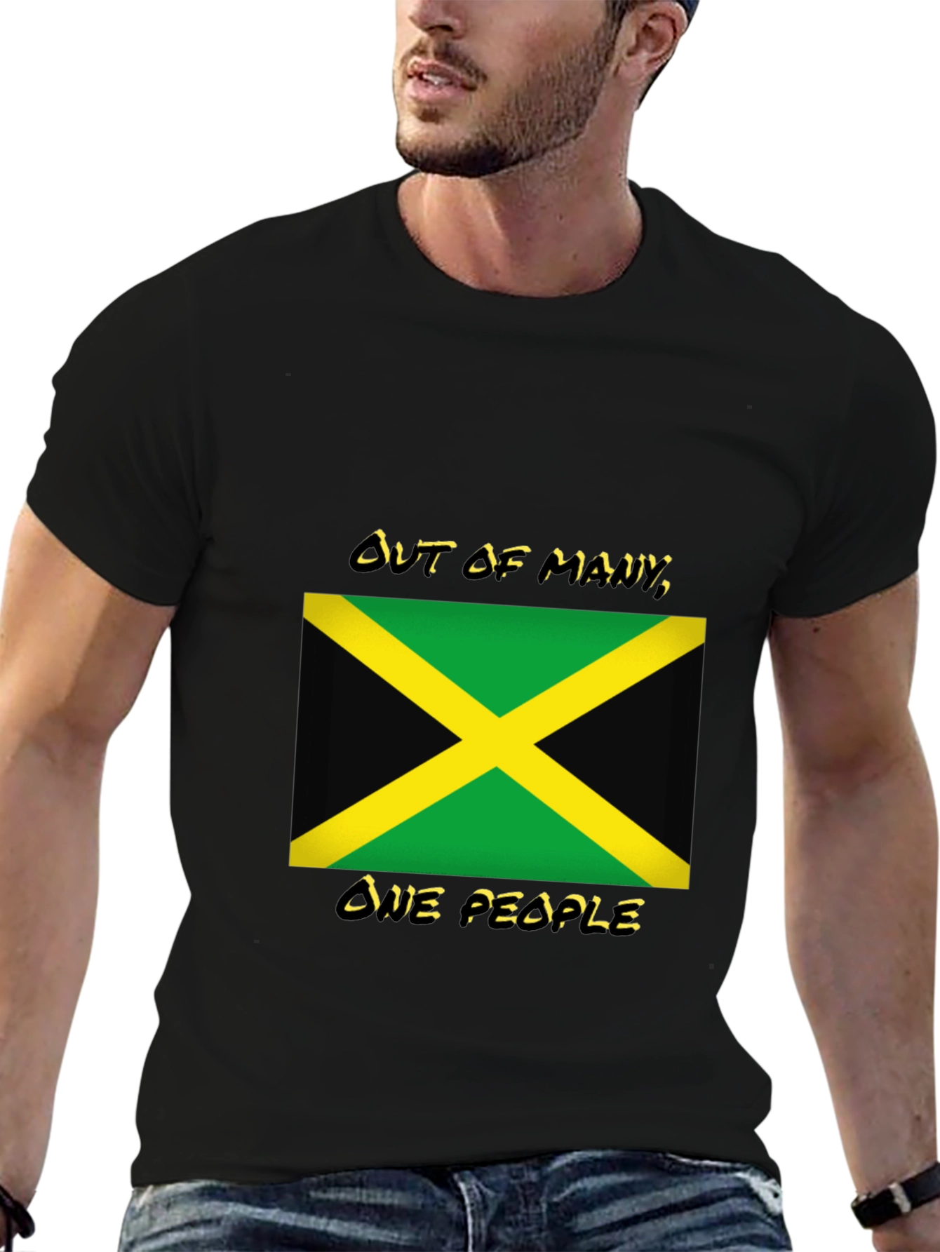 Jamaica Flag T-Shirt: Out of Many One People