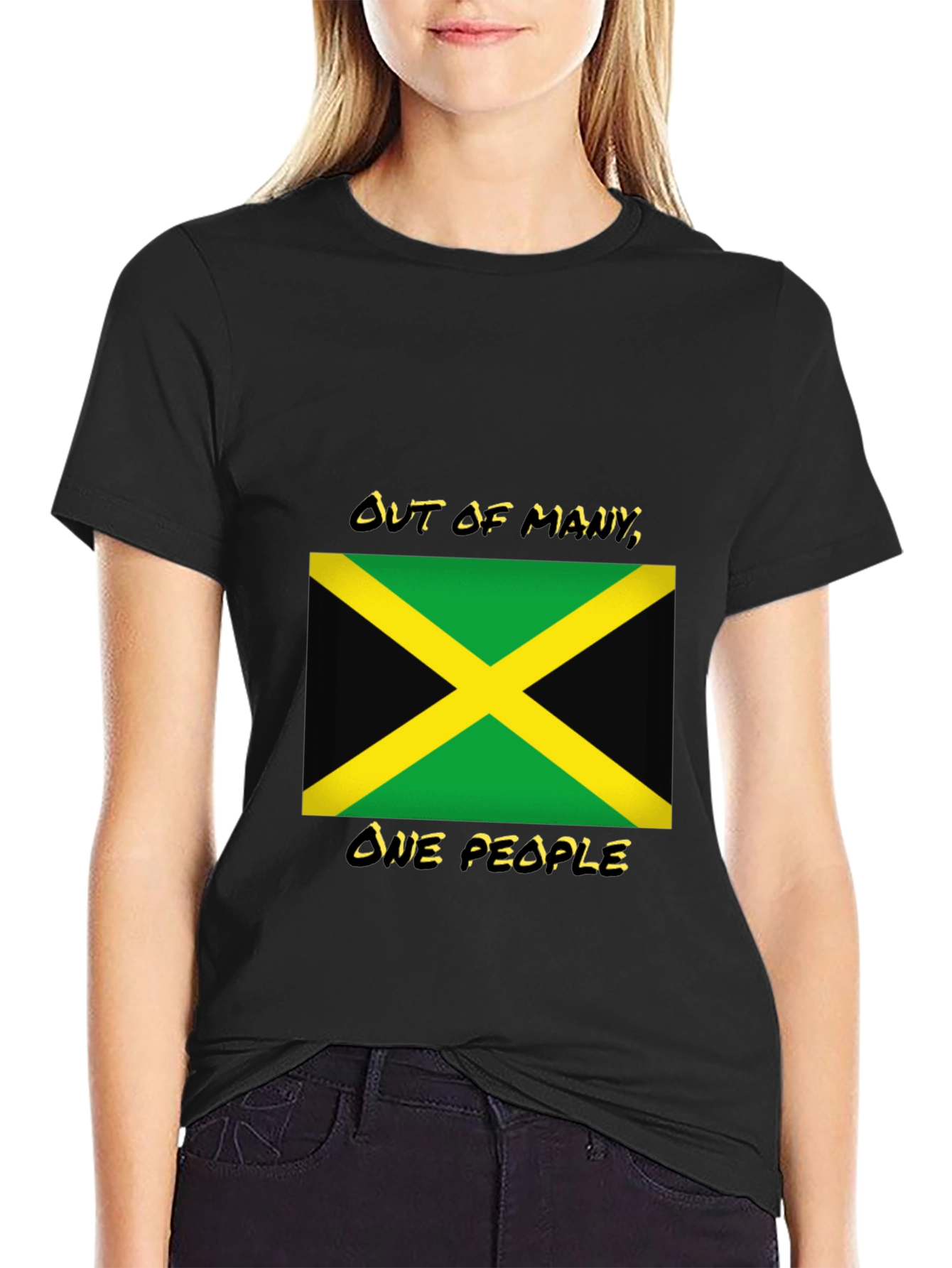 Jamaica Flag T-Shirt: Out of Many One People