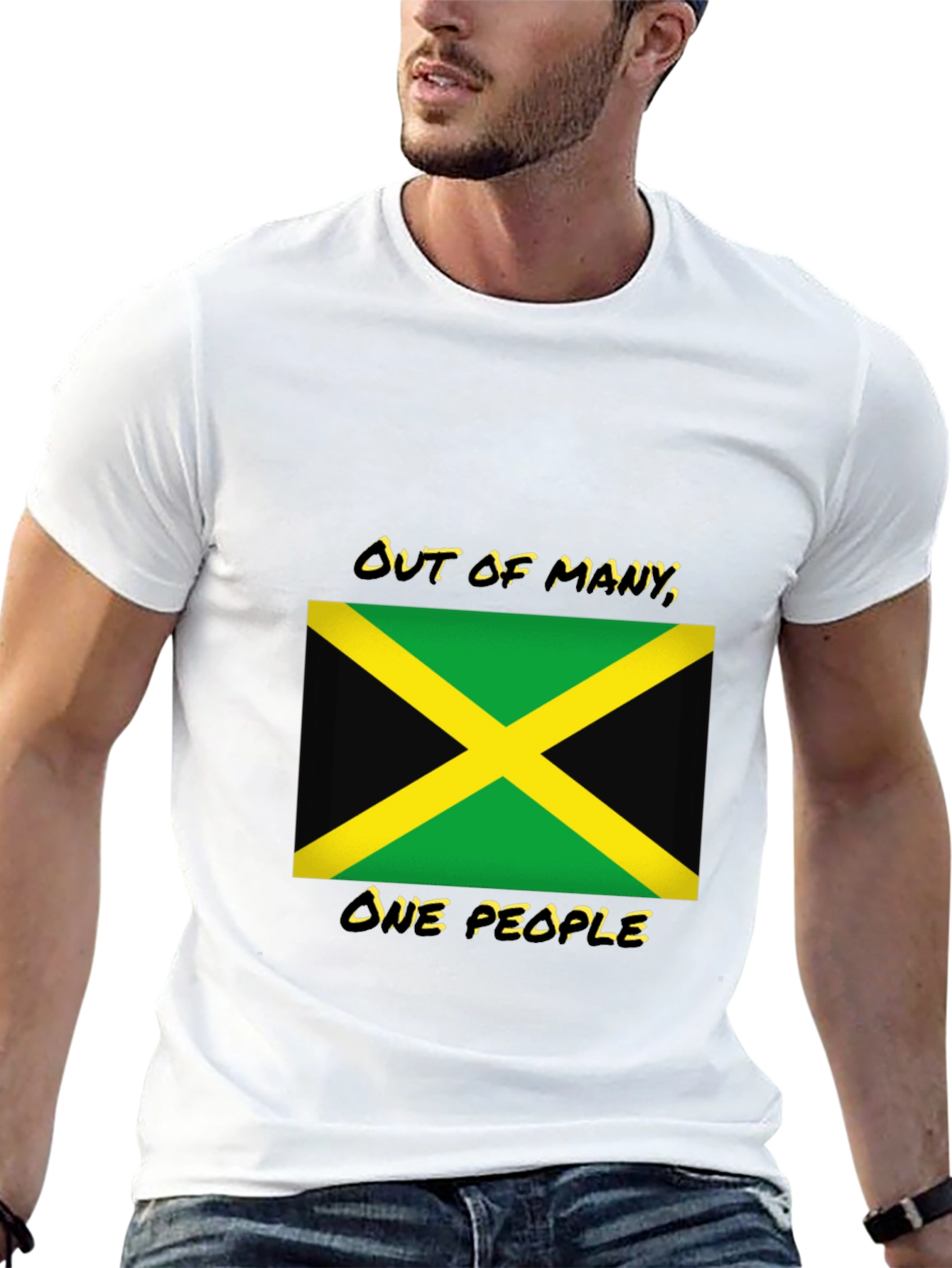 Jamaica Flag T-Shirt: Out of Many One People