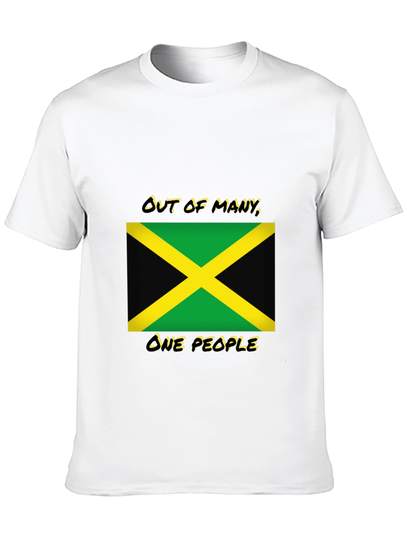 Jamaica Flag T-Shirt: Out of Many One People