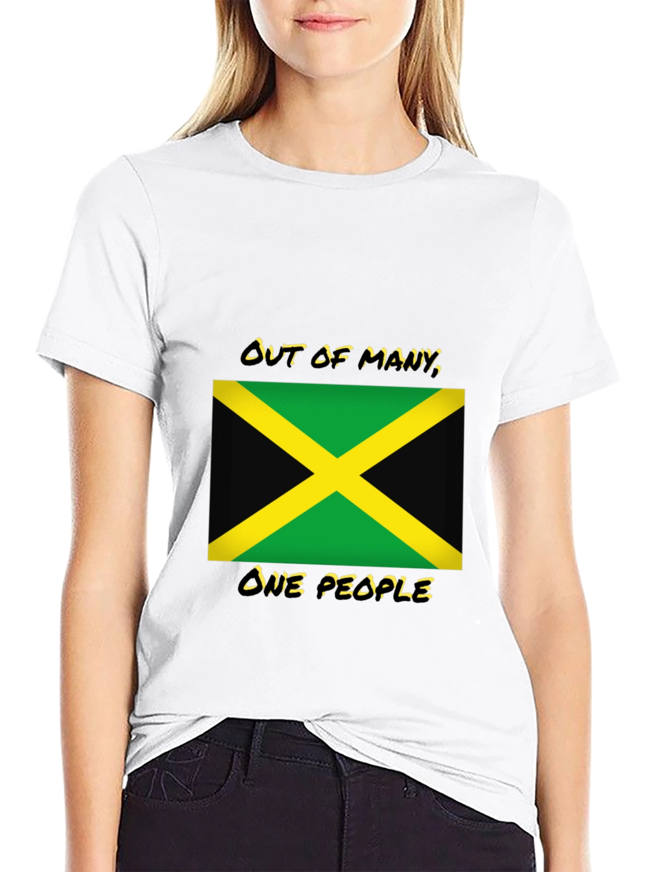 Jamaica Flag T-Shirt: Out of Many One People