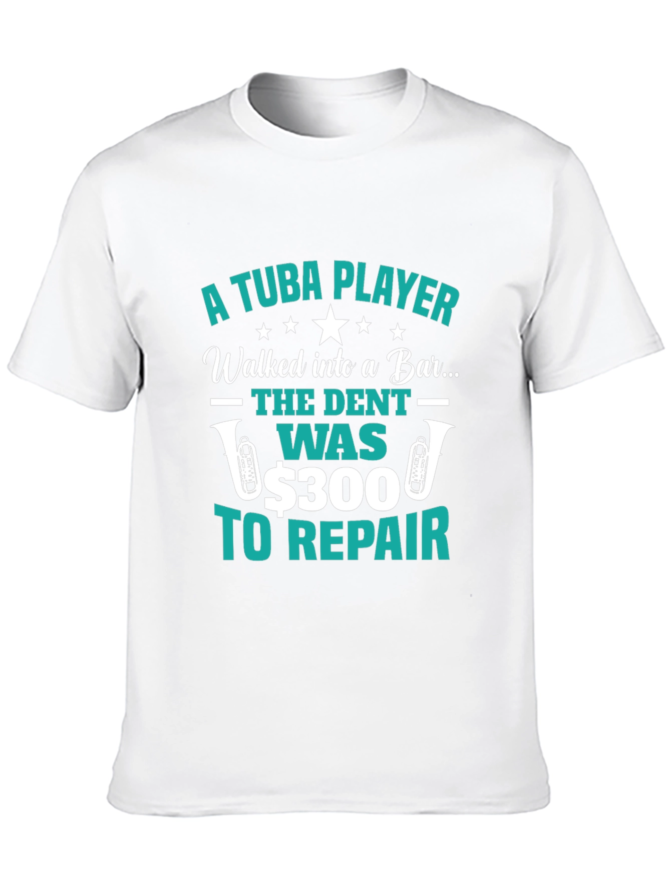 Tuba Player Bar Joke Graphic Tee
