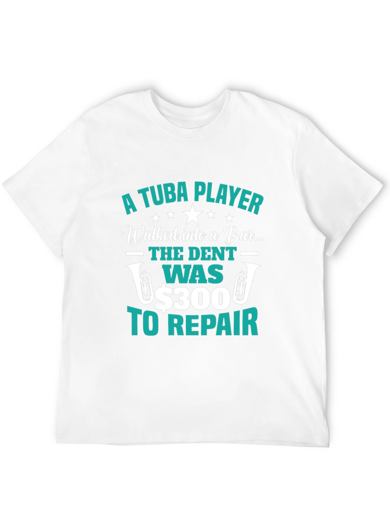 Tuba Player Bar Joke Graphic Tee