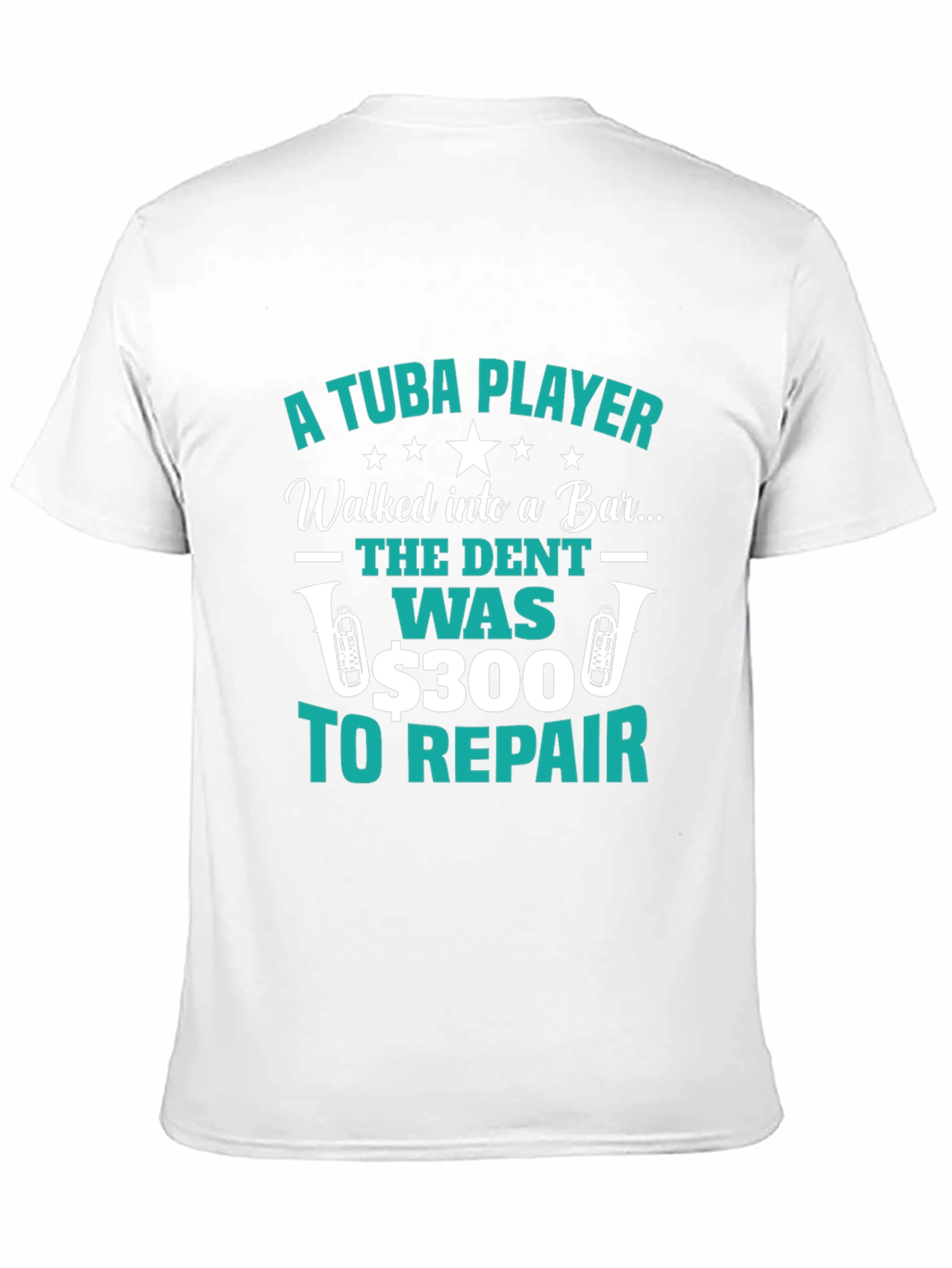 Tuba Player Bar Joke Graphic Tee