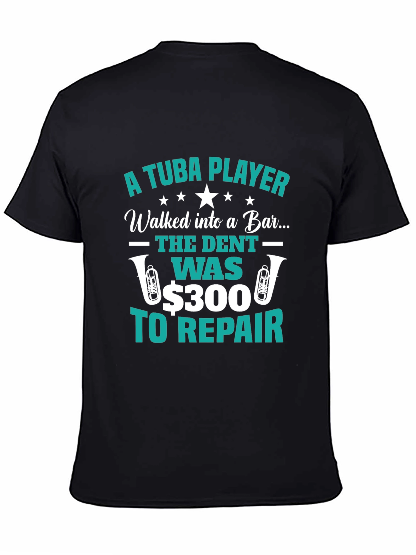 Tuba Player Bar Joke Graphic Tee
