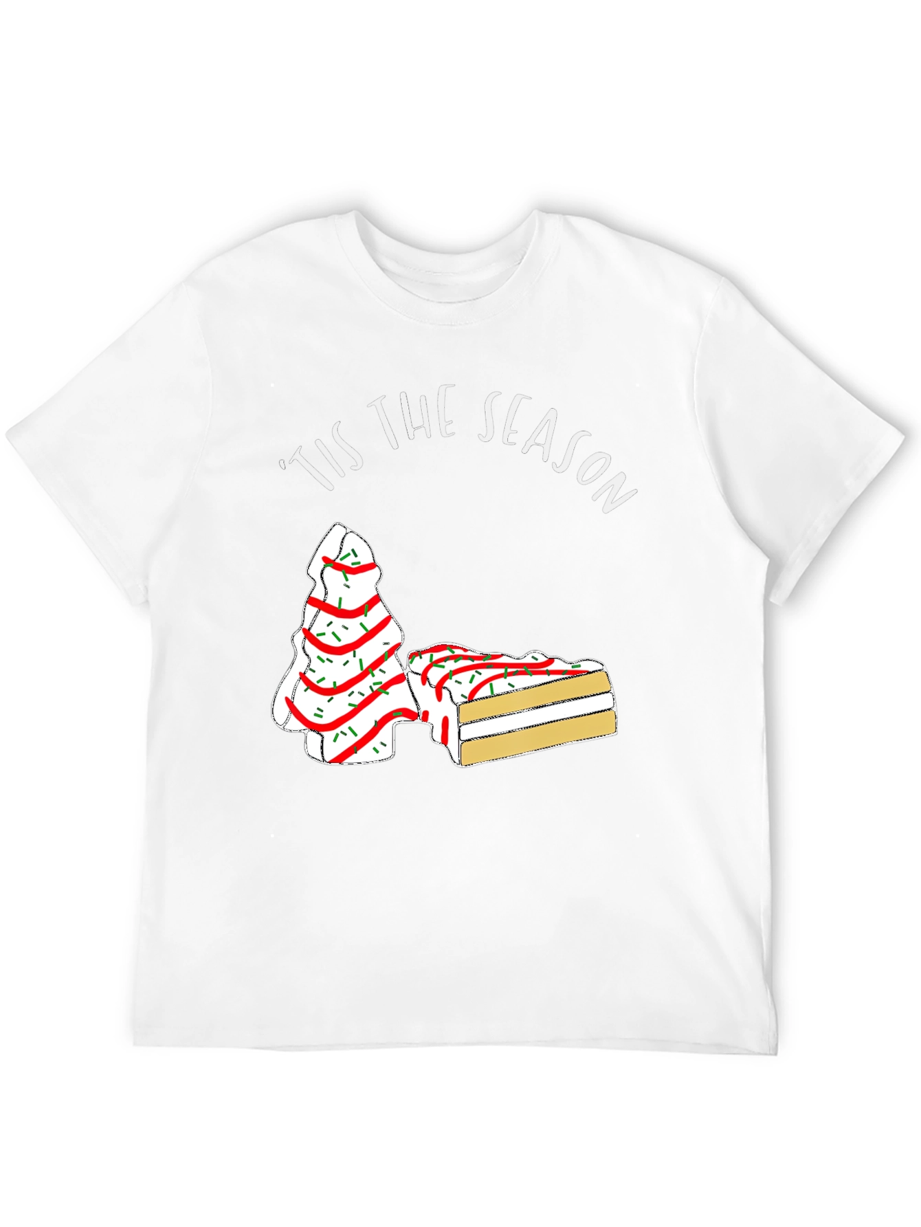 Tis the Season Christmas Tree Cake T-Shirt