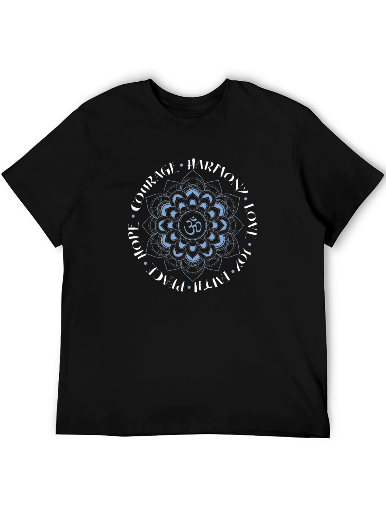 Om Mandala T-Shirt - Harmony Love Joy