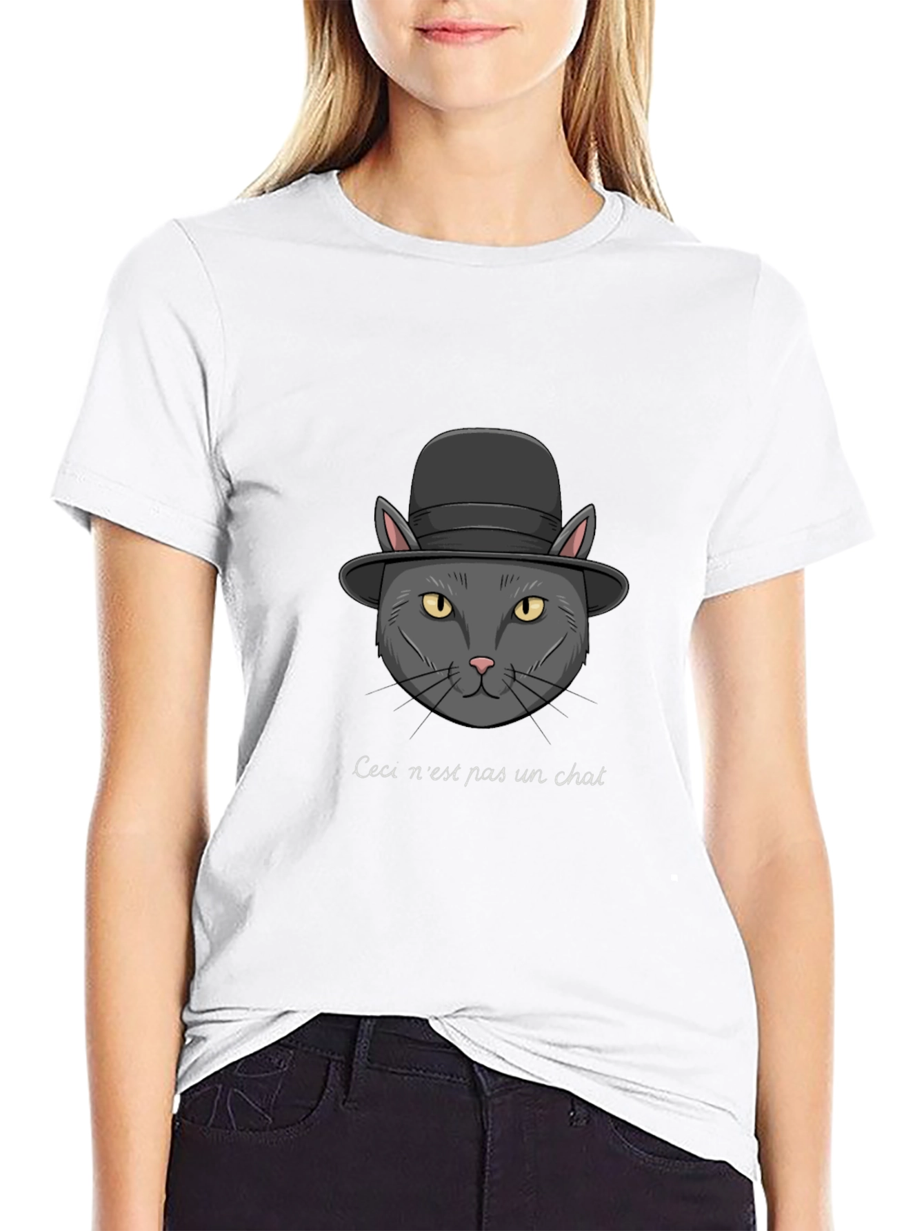 Ceci nest pas un chat T-Shirt