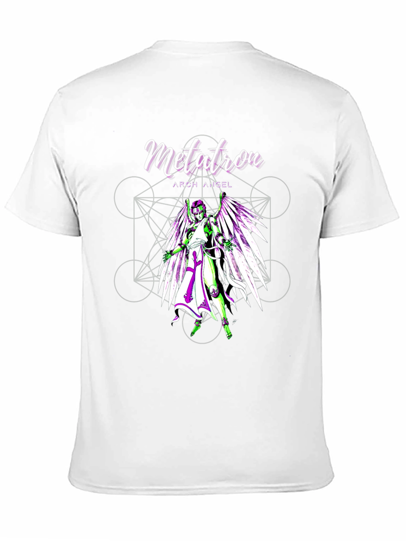 Metatron Archangel Graphic Tee - Black